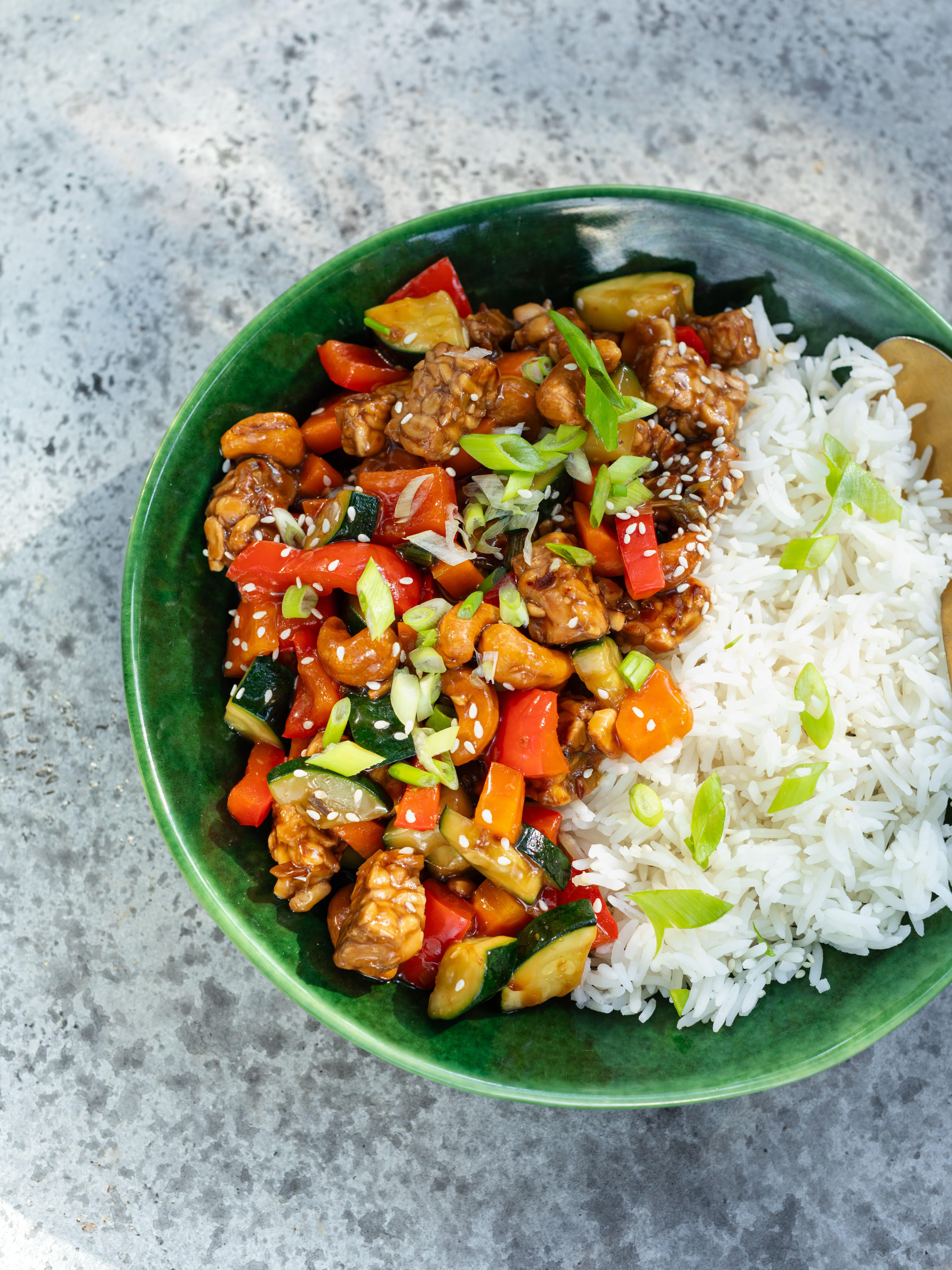 Tempeh-Cashew Stir Fry Rezept 4