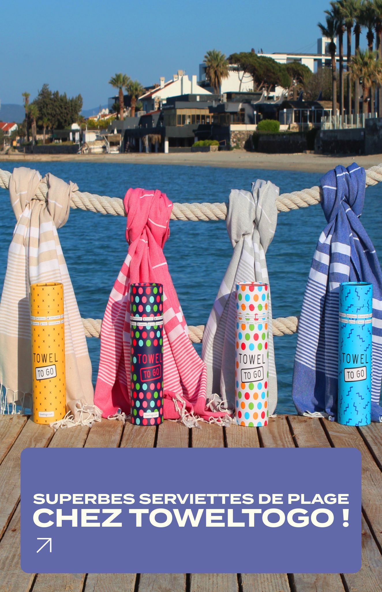 Superbes serviettes de plage chez TowelToGo ! Superbes serviettes de plage chez TowelToGo !