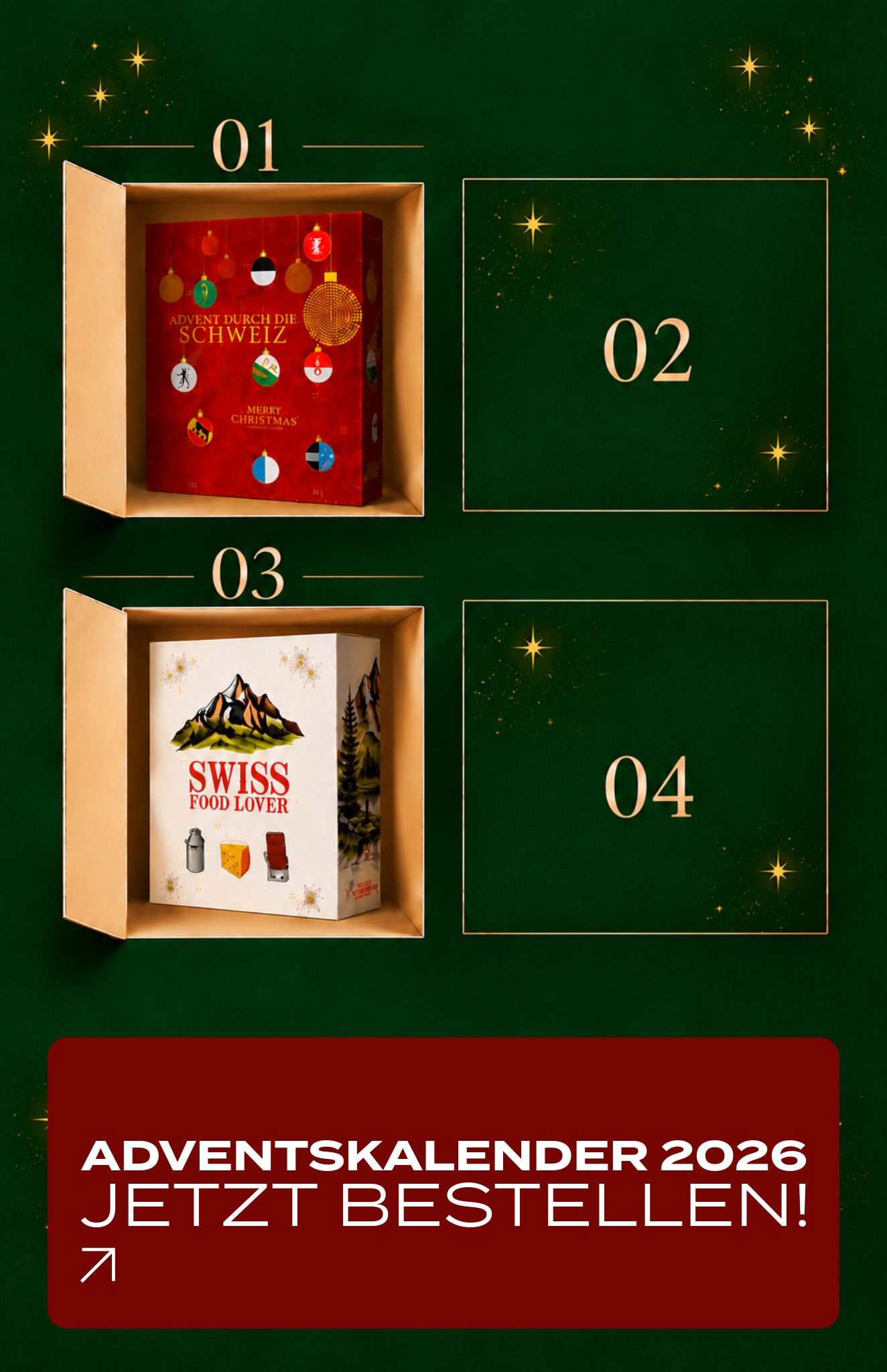 Adventskalender 2026 jetzt bestellen!