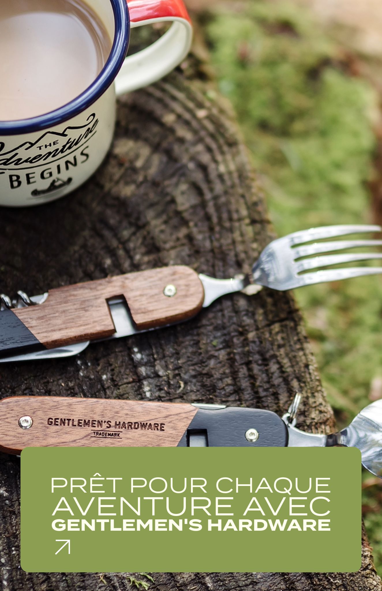 Prêt pour chaque aventure avec Gentlemen's Hardware !