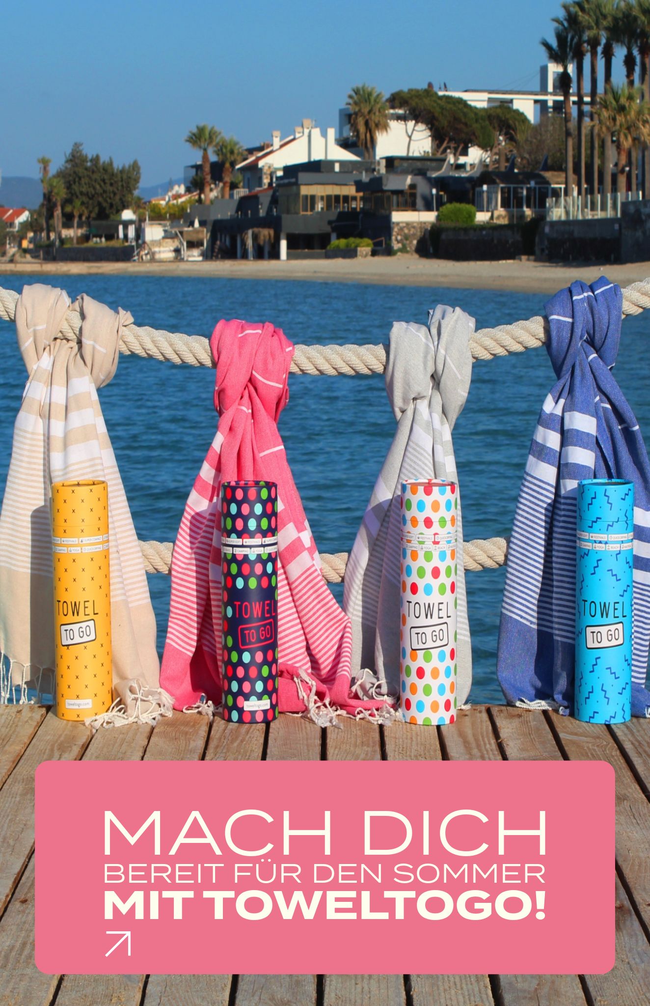 Mach dich bereit für den Sommer mit TowelToGo!