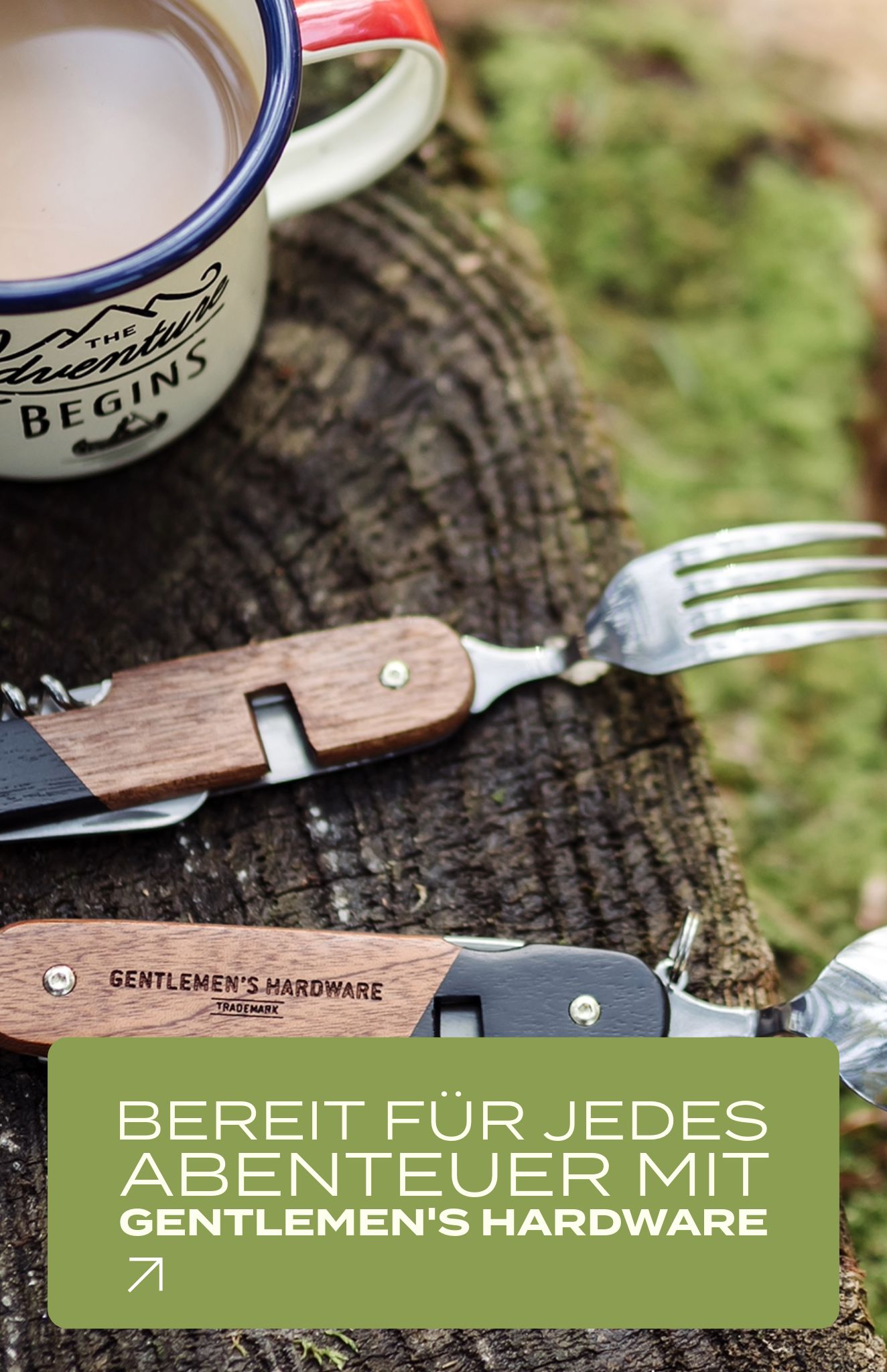 Bereit für jedes Abenteuer mit Gentlemen's Hardware!