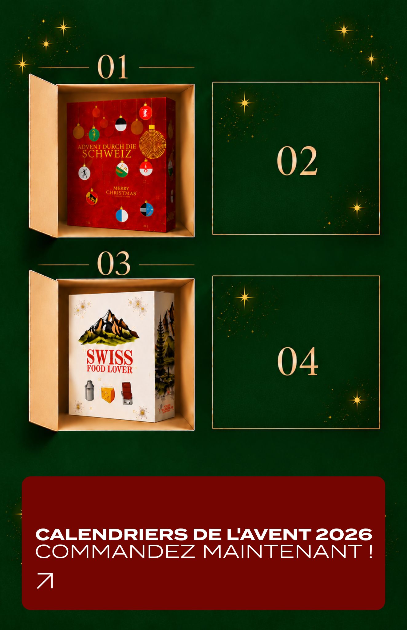 Calendriers de l'Avent - commandez maintenant !