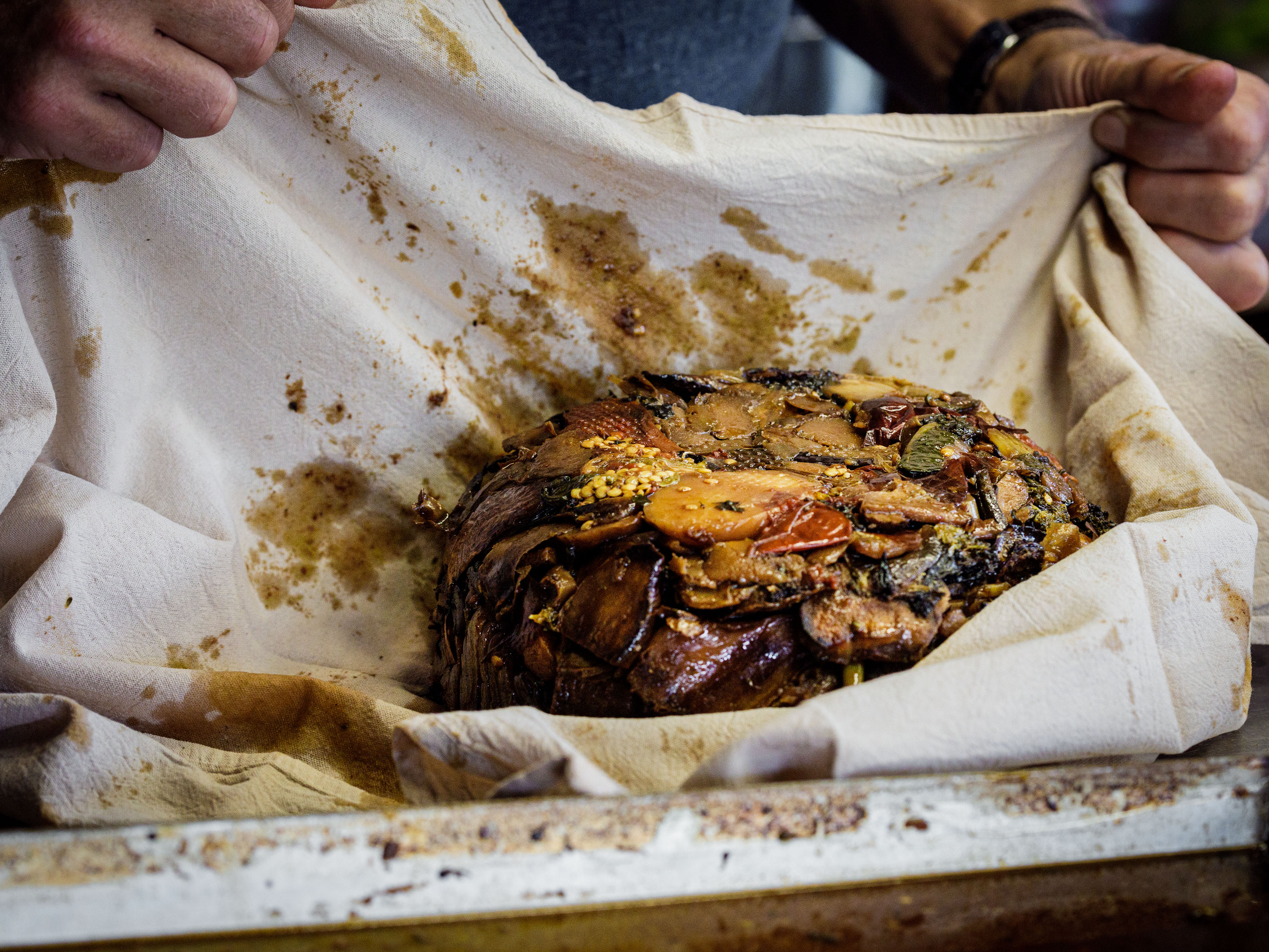 Schritt 3: Absieben und zur Essenz einkochen 