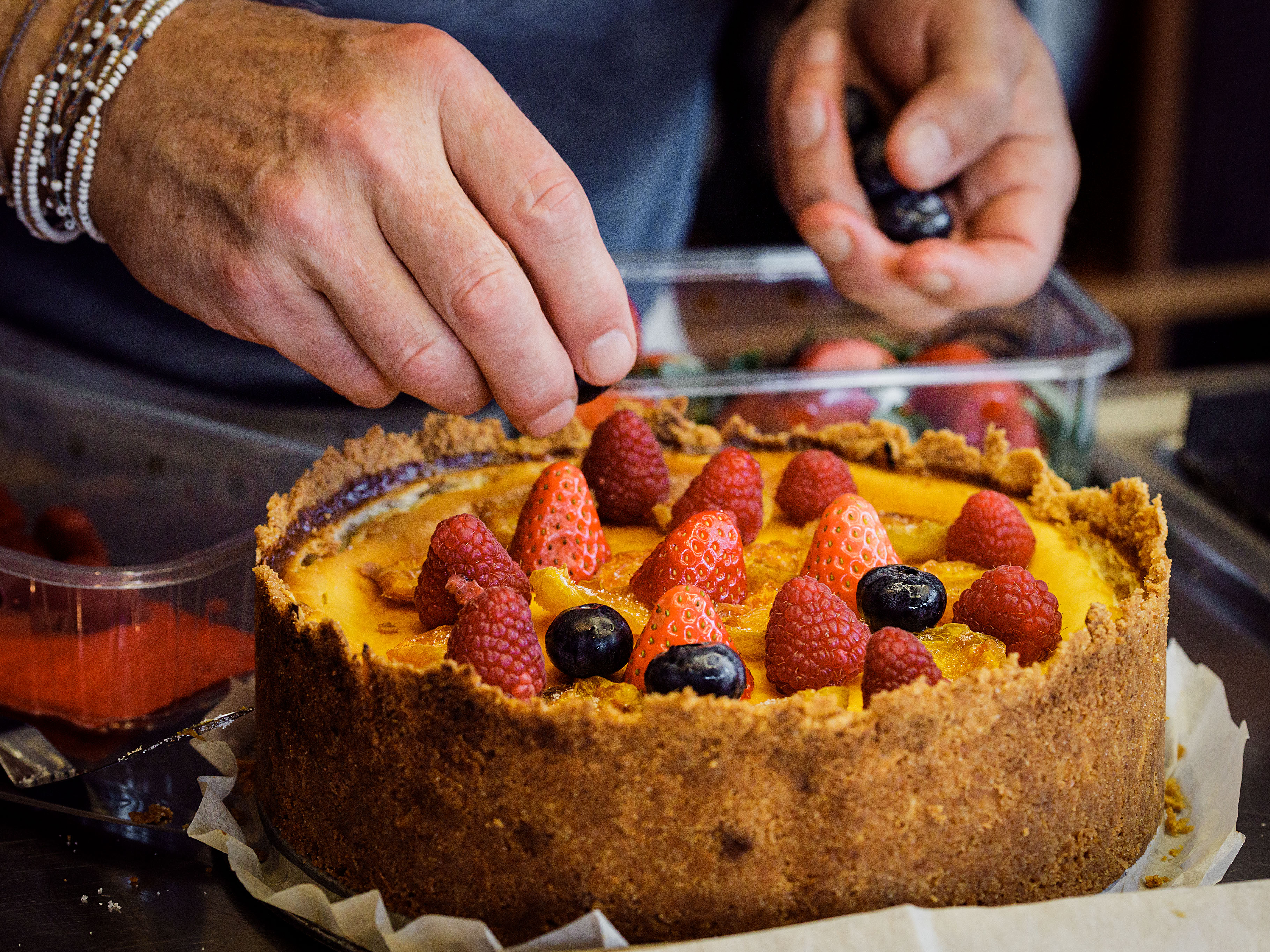 Schritt 4: Cheesecake fertigstellen