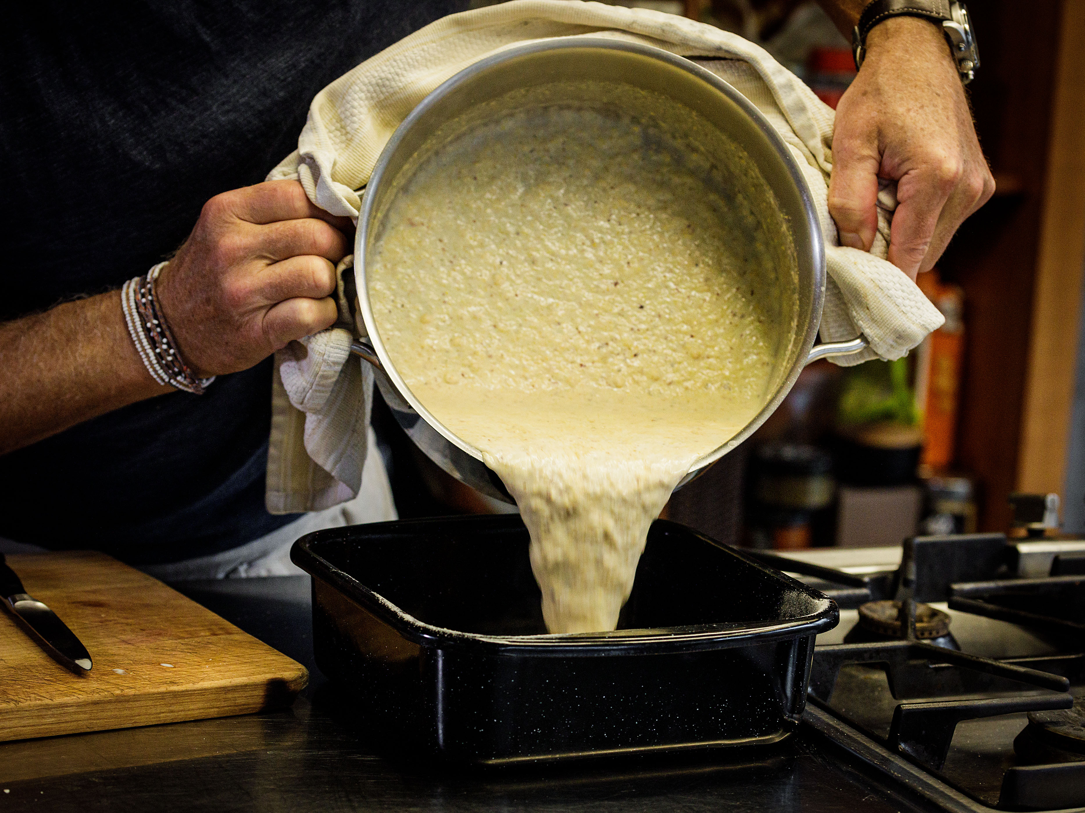 Schritt 2:  Bramata für Bramata mit Nussbutter im Ofen garen