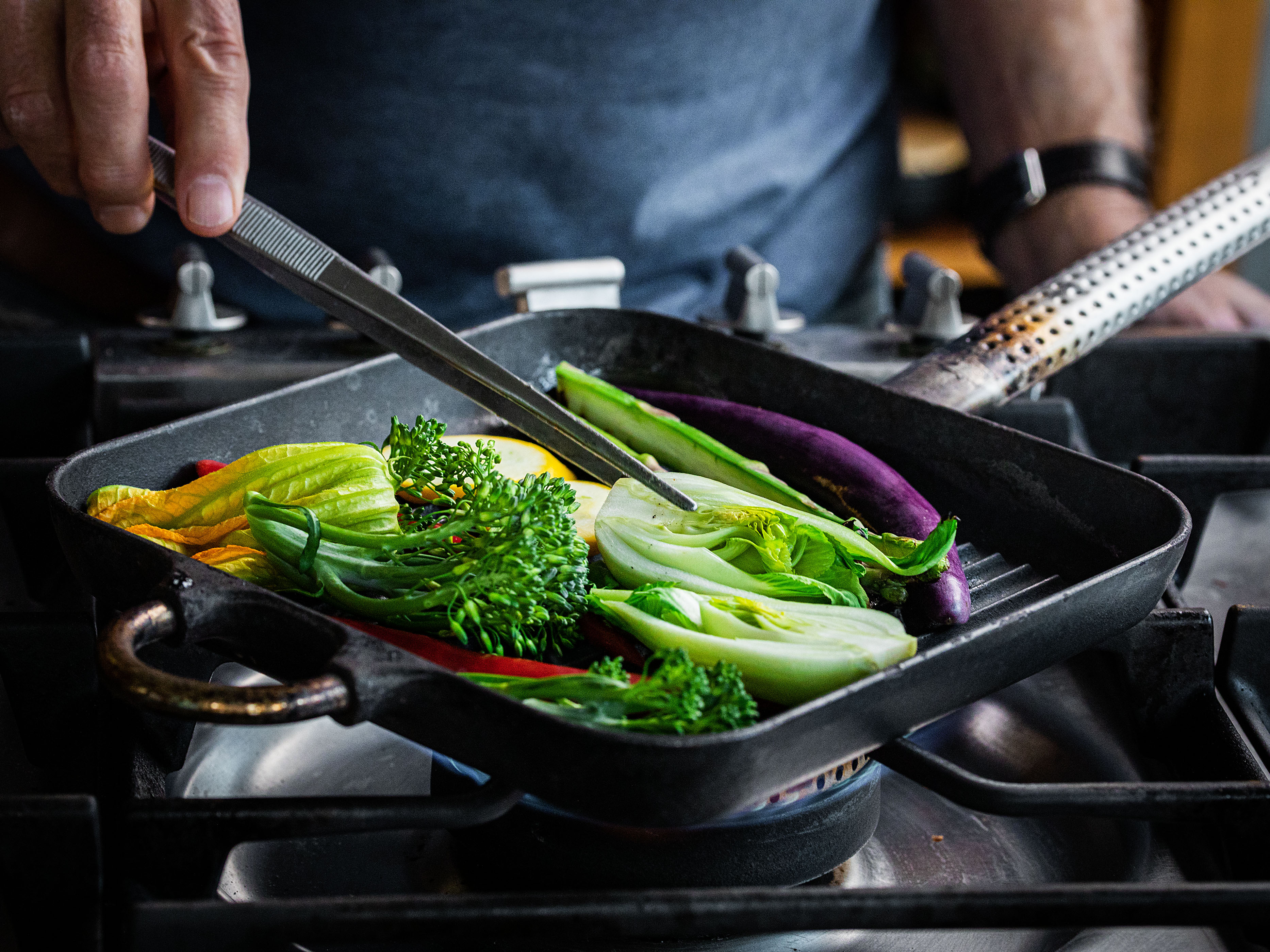 Schritt 2: Gemüse grillieren