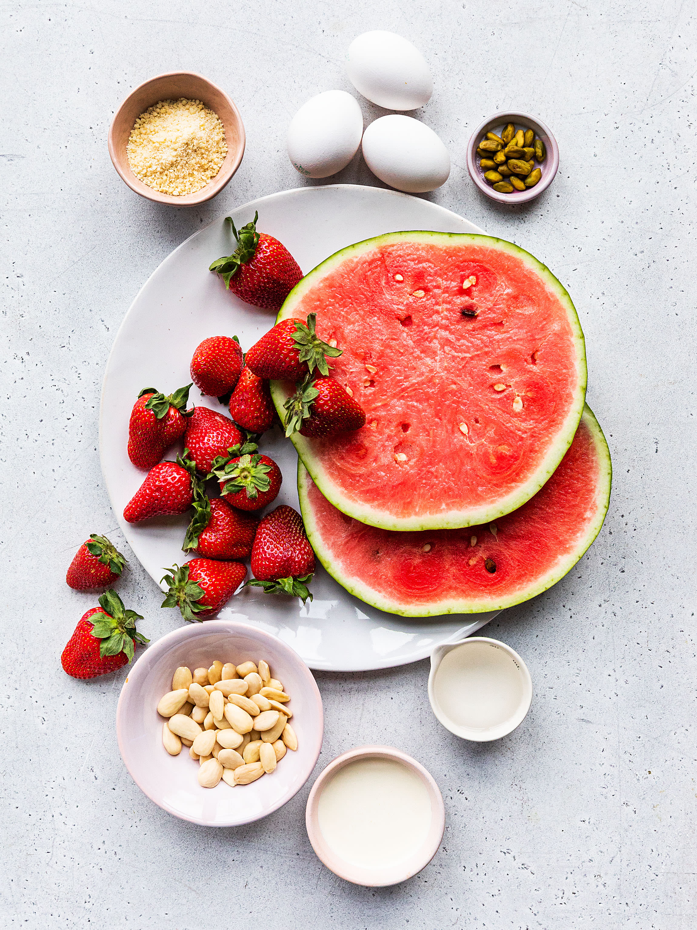 Erdbeer-Wassermelonen Naked Cake Rezept 5