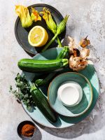 Ricotta-Salata-Tarte mit Zucchini und schwarzem Knoblauch Rezept3