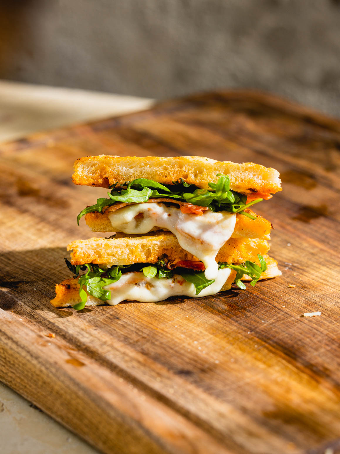 Italienischer Focaccia-Croque Monsieur Rezept