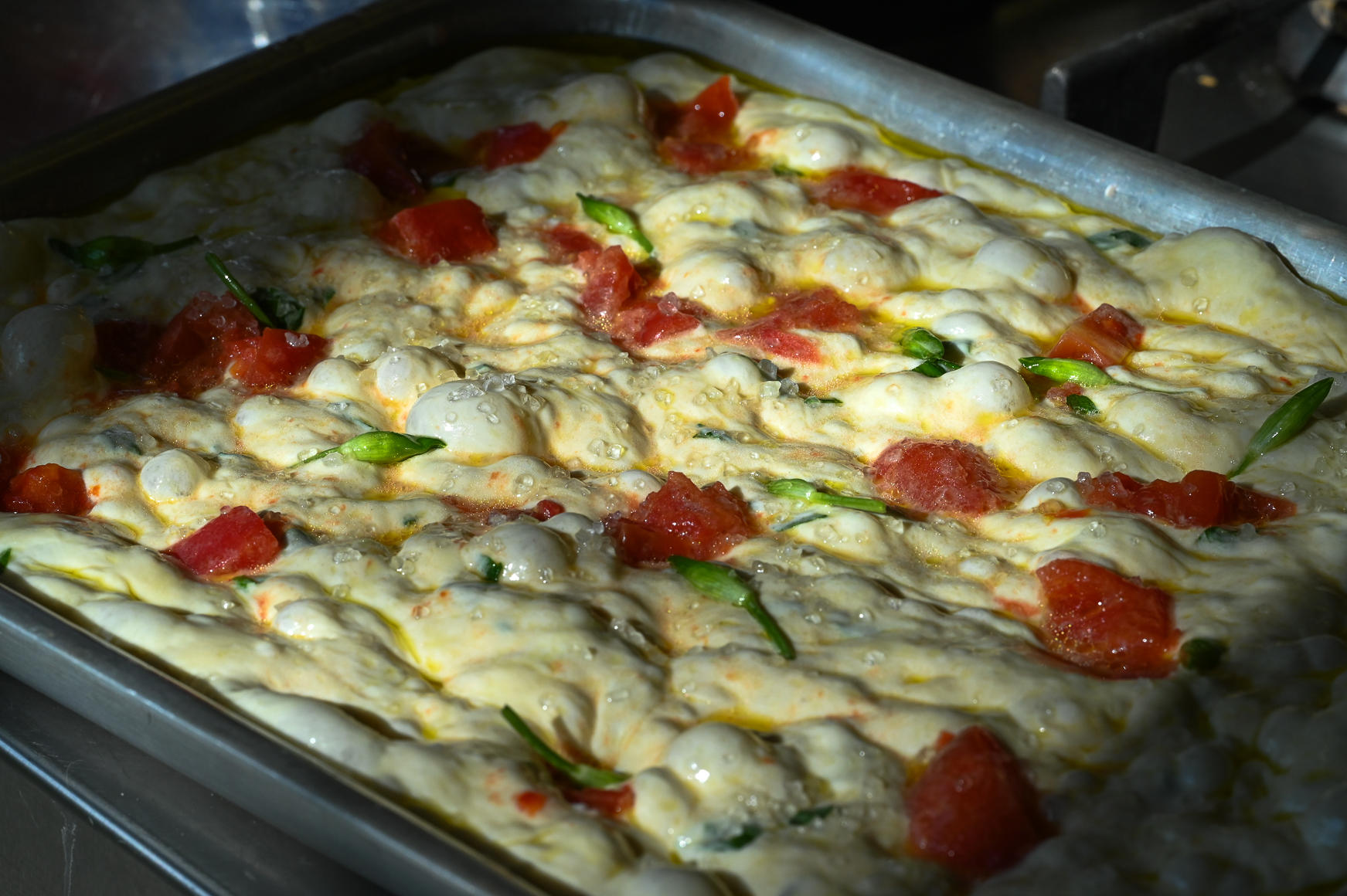 Schritt 3: Bärlauch Focaccia backen