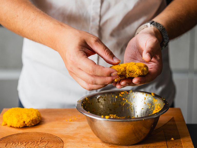 Schritt 5: Patties formen Schritt 5: Patties formen