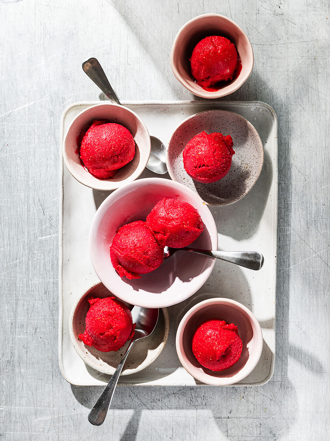 Teaser Himbeer-Zitronen Sorbet Rezept 