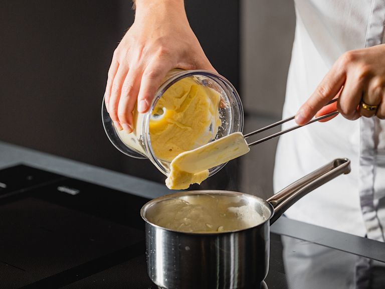 Schritt 3: Risotto mit Blumenkohl und Trüffel servieren Schritt 3: Risotto mit Blumenkohl und Trüffel servieren