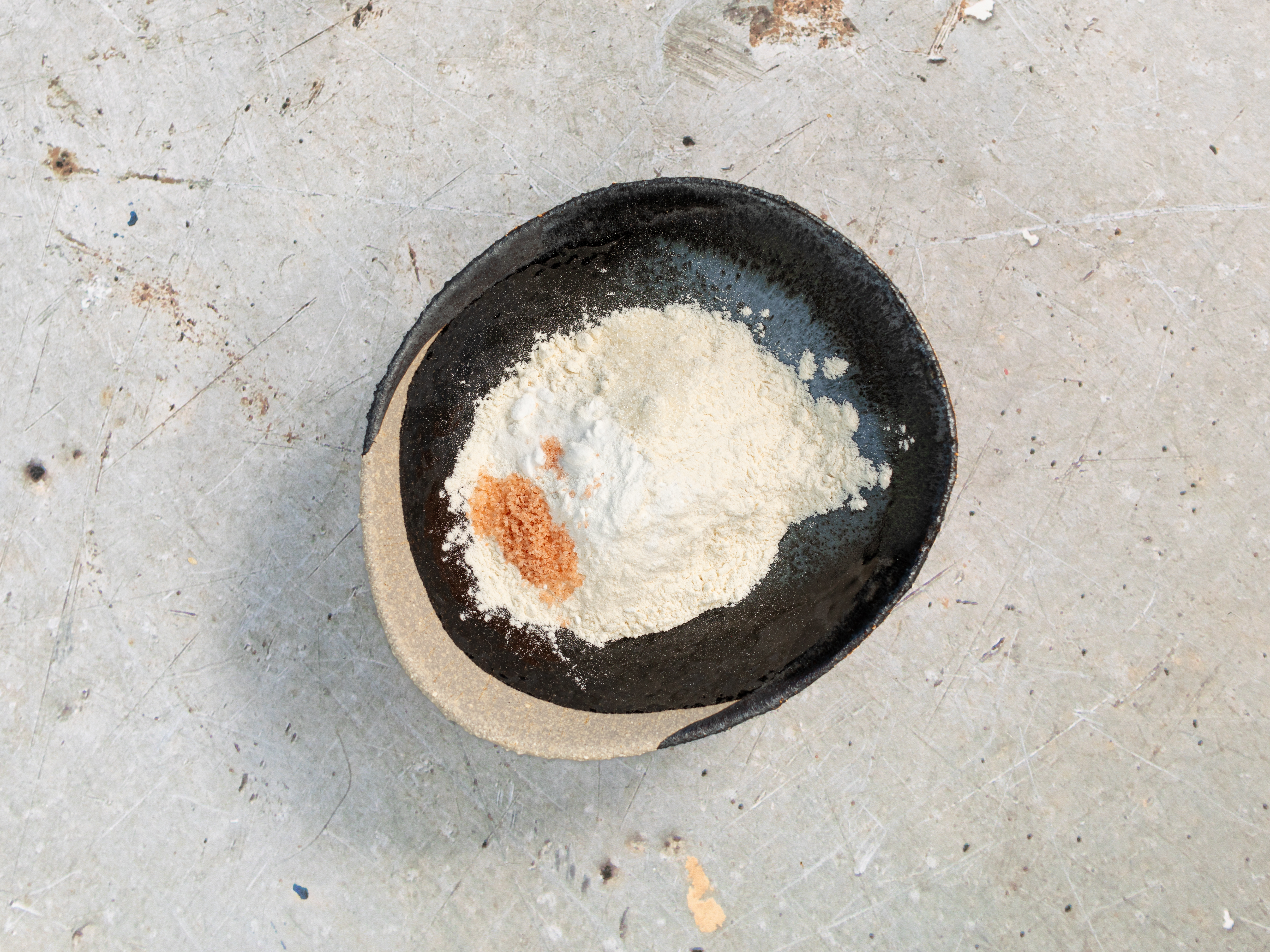 Schritt 2: Teig für Randen-Waffeln mit Ziegenkäse herstellen 