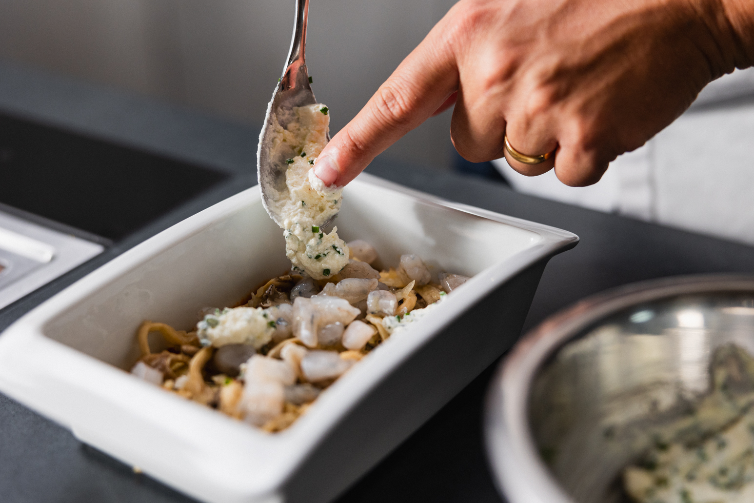 Schritt 4: Swiss Shrimps vorbereiten