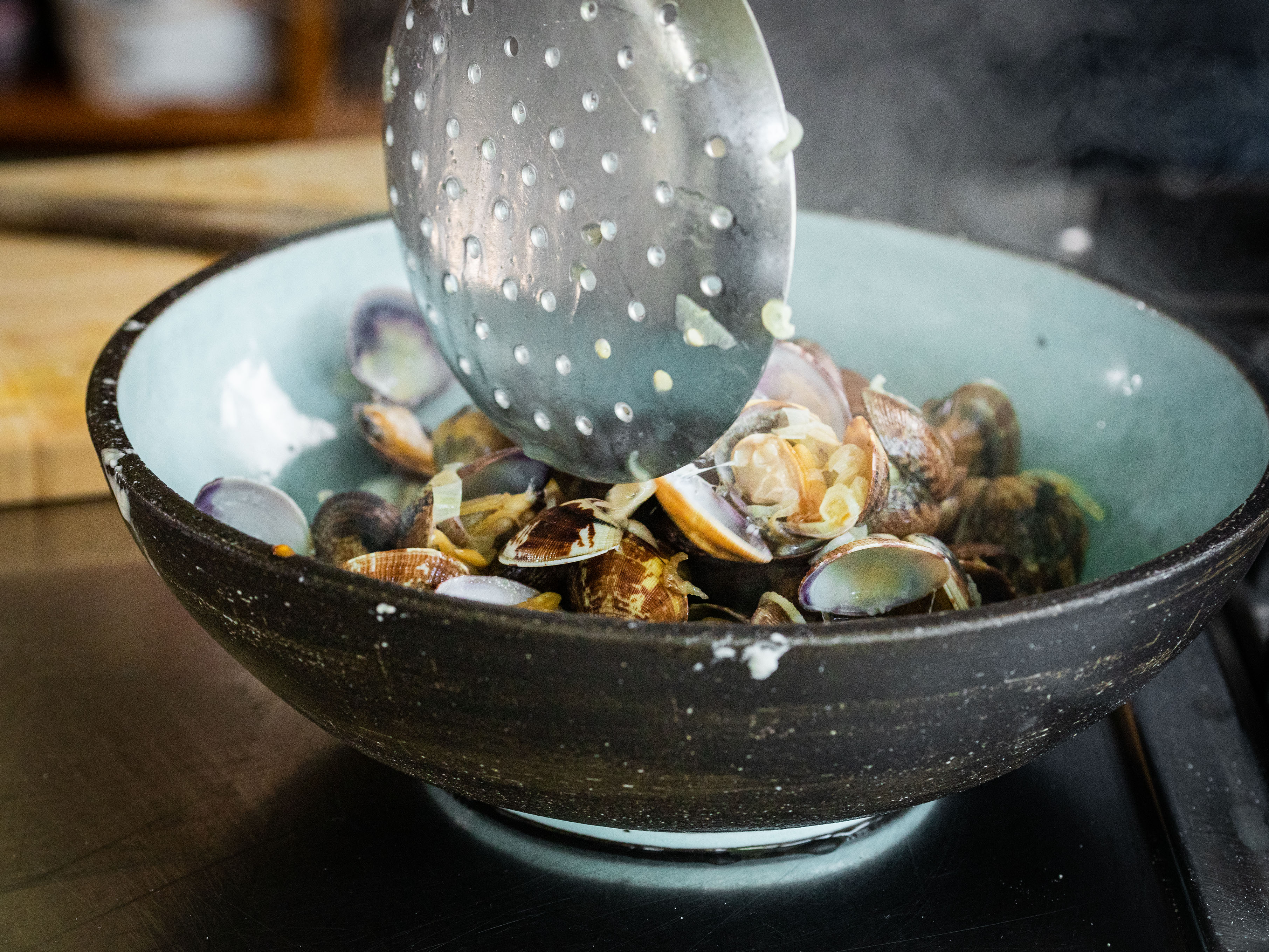 Schritt 2: Vongole zubereiten