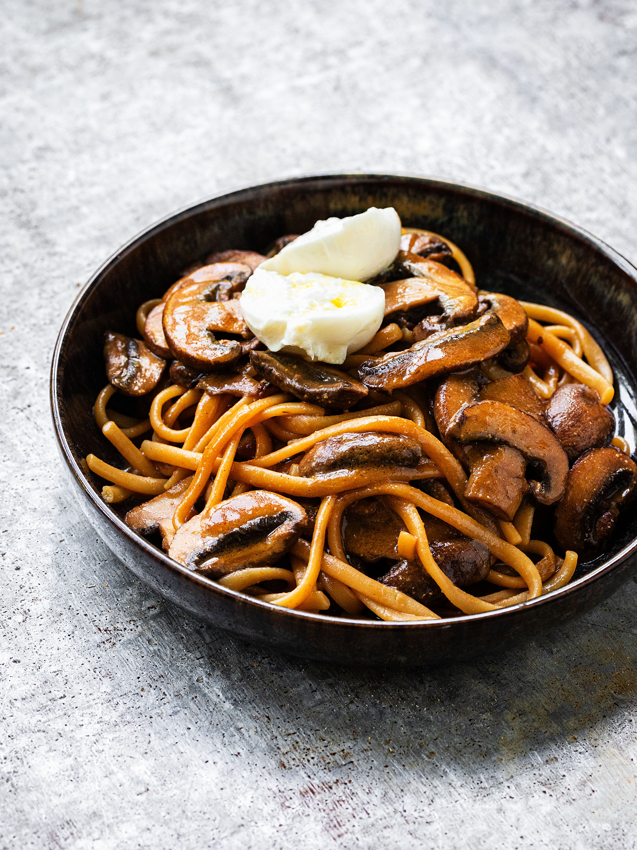 Misobutter-Spaghetti mit Champignons Rezept 4