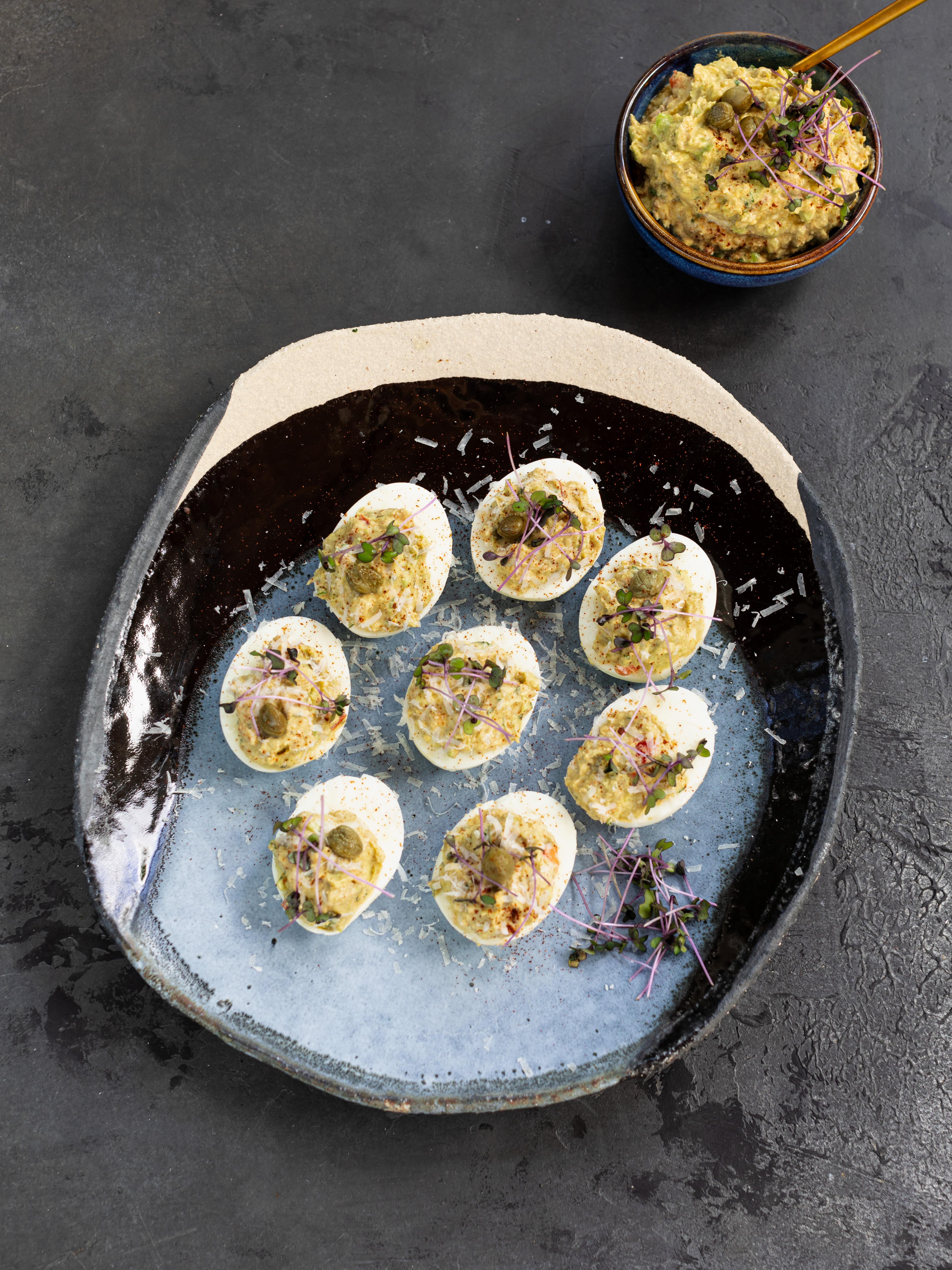 Gefüllte Eier mit Guacamole Rezept 1