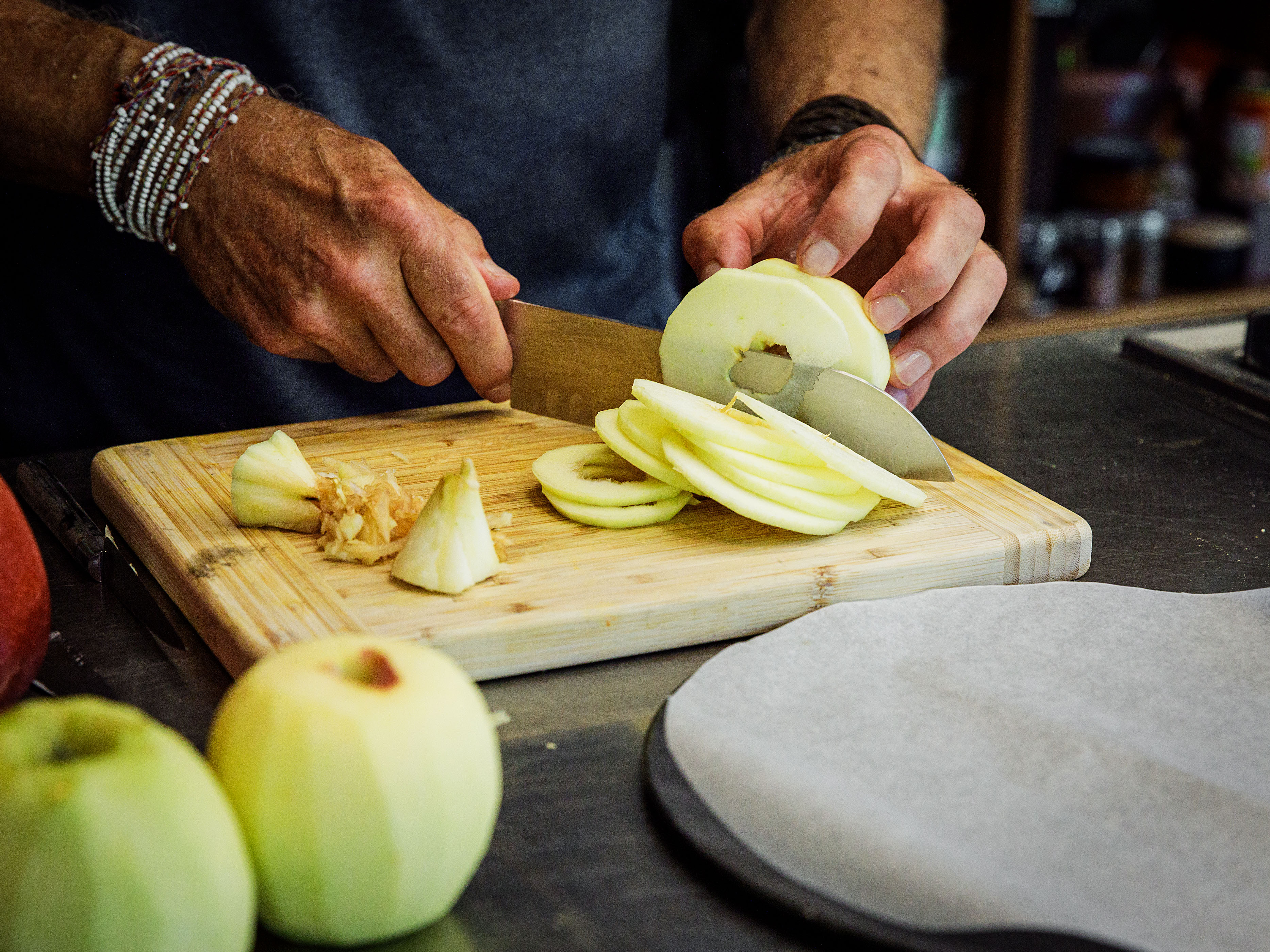 Schritt 1: Äpfel für Apfeldom vorbereiten 