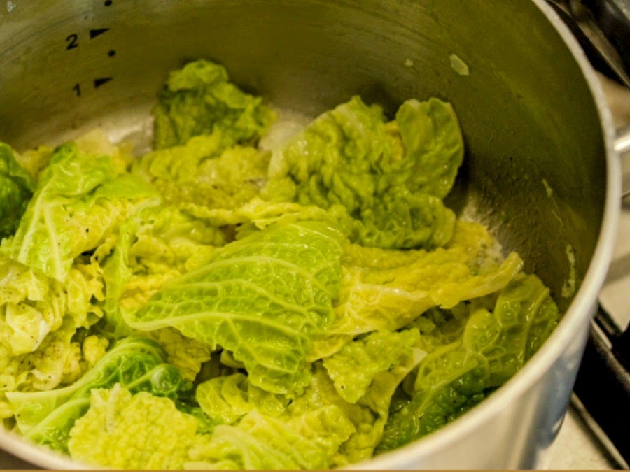 Schritt 2: Sanft gegarter Schweinebauch «Sous-vide» mit Wirsing zubereiten