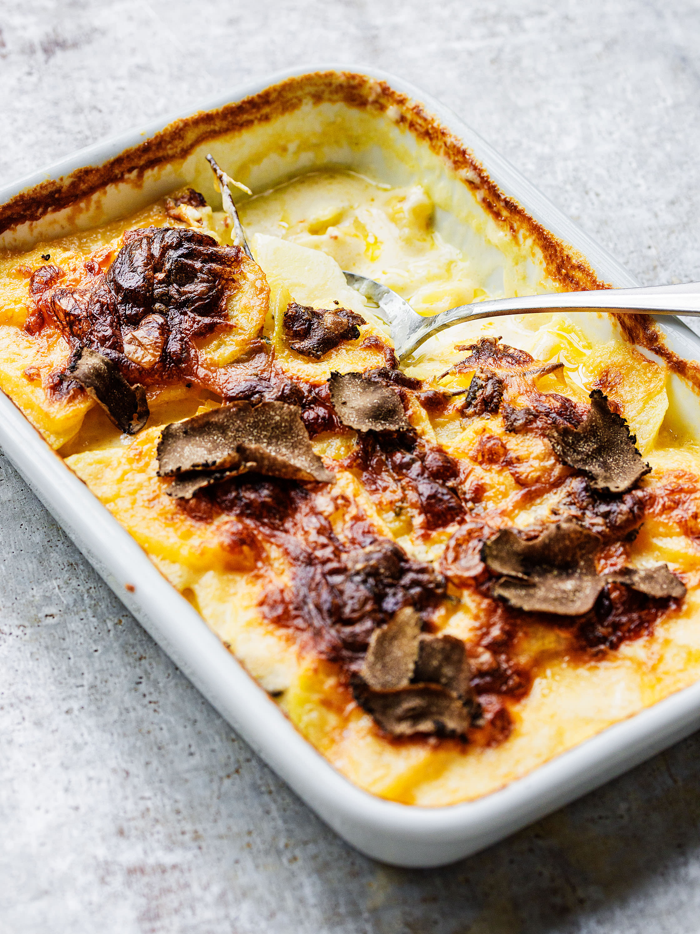 Kartoffelgratin mit Trüffel Rezept 1