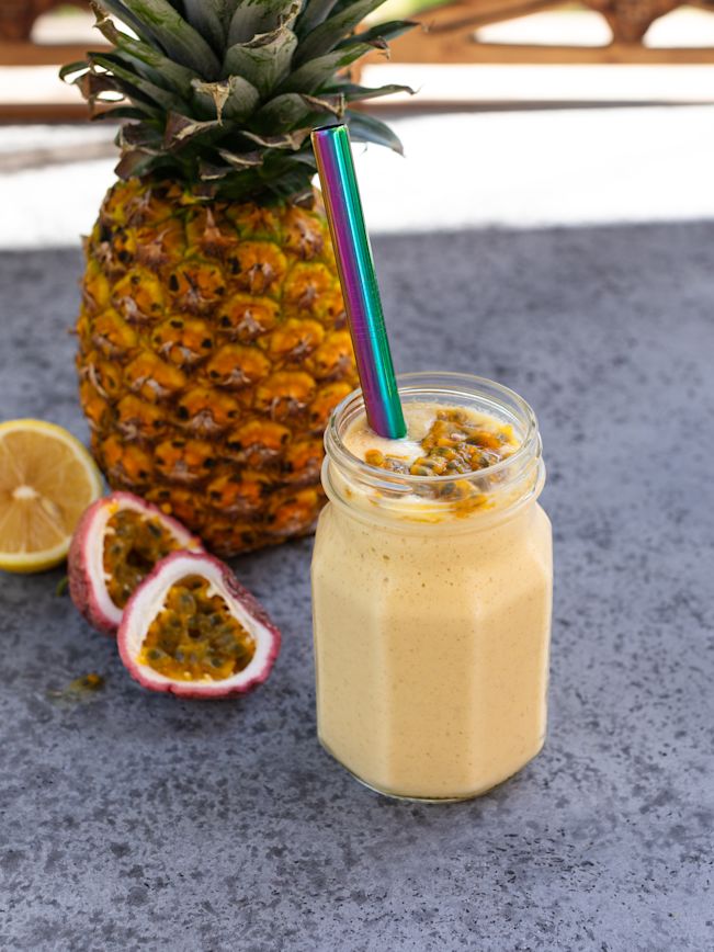 Tropical Protein Smoothie Rezept 2 Tropical Protein Smoothie Rezept 2