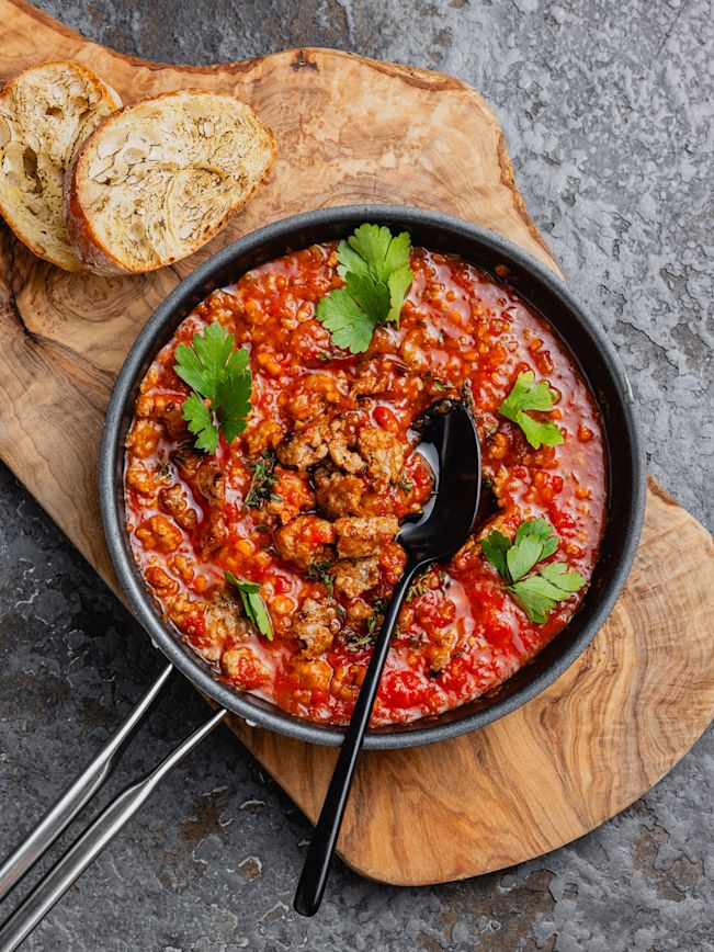 Würzige Salsiccia-Bolognese Rezept Würzige Salsiccia-Bolognese Rezept