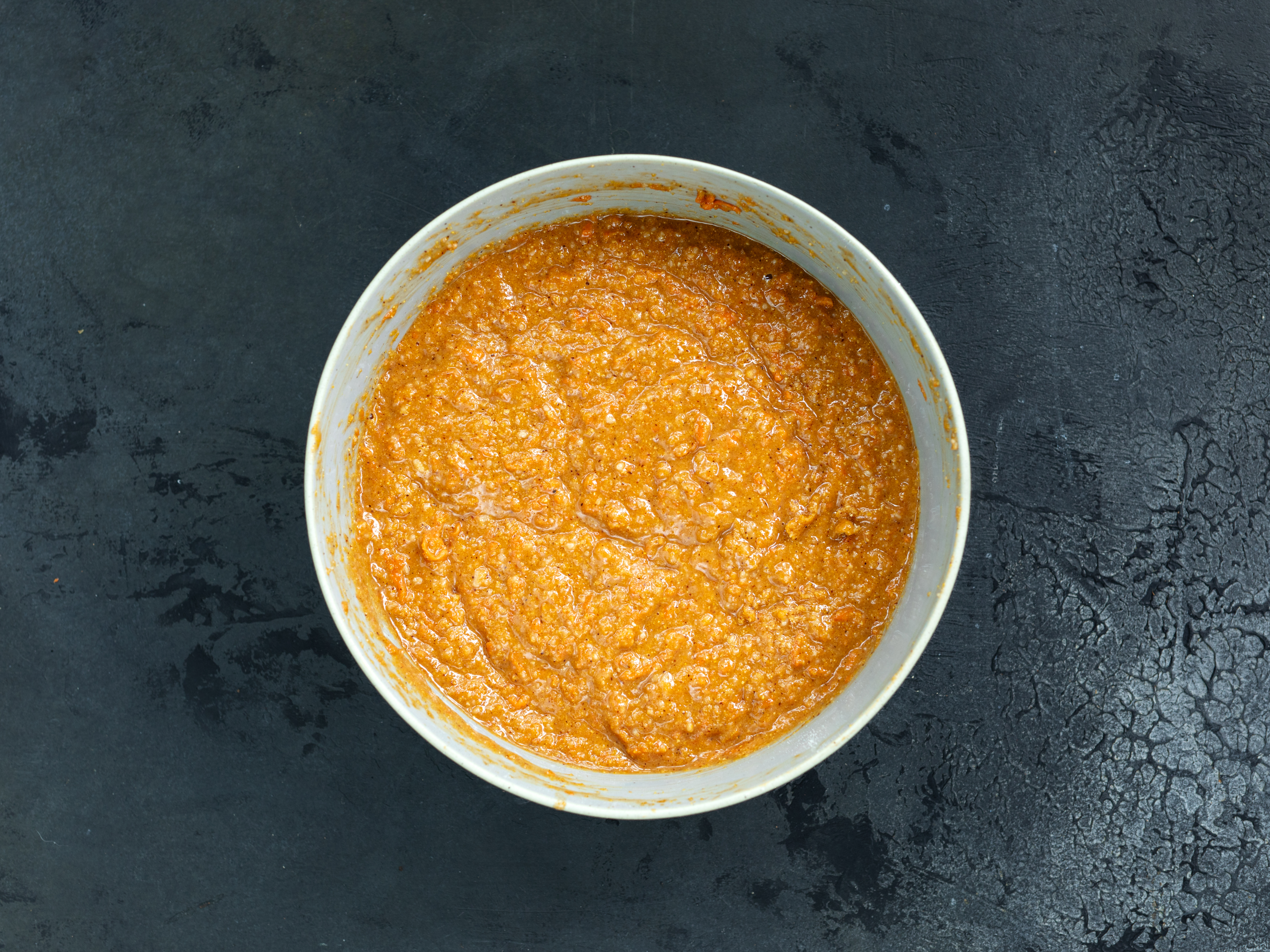 Schritt 2: Teig für Polenta-Karottenkuchen zubereiten 