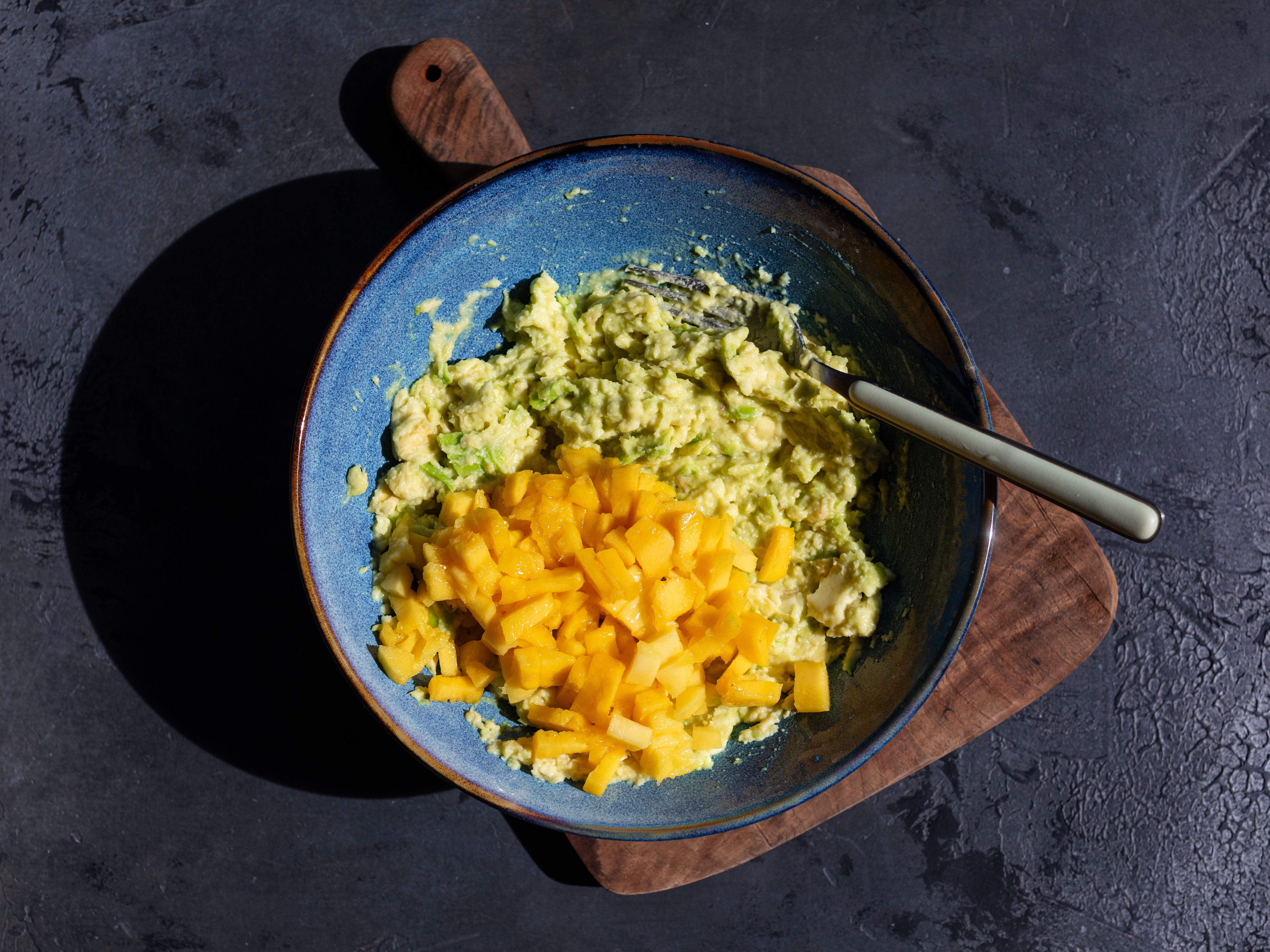 Schritt 2: Mango Guacamole zubereiten 