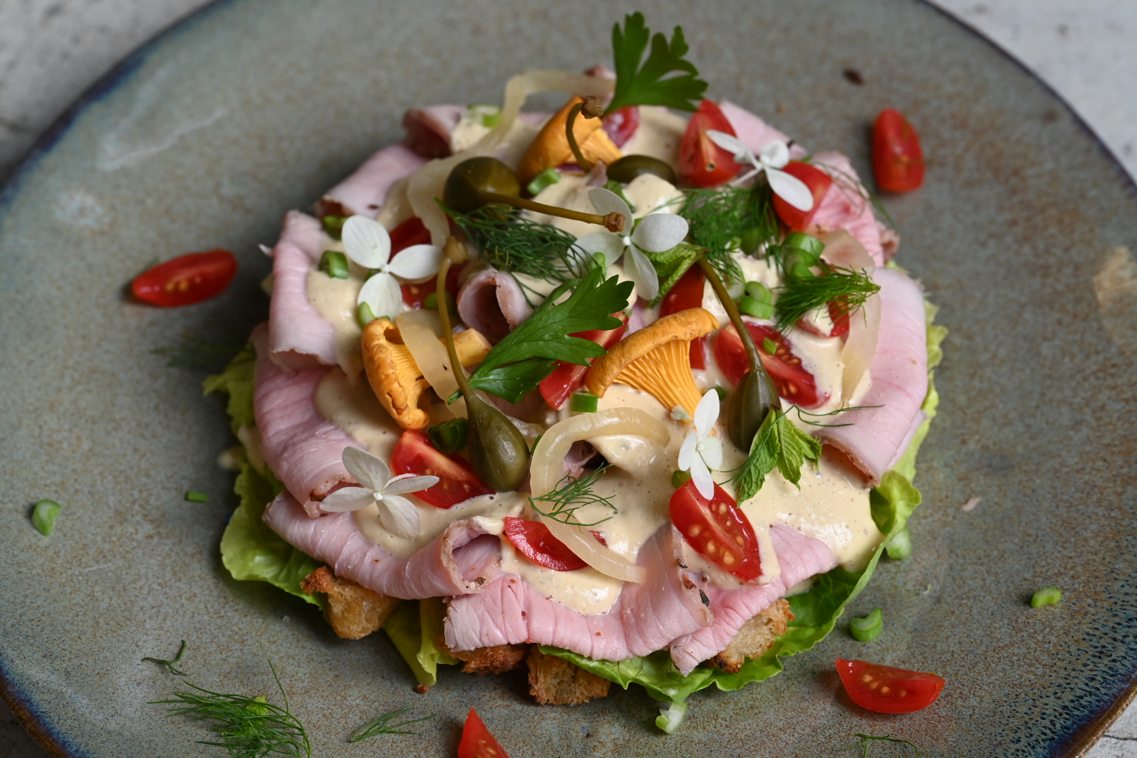 Schritt 3: Mein Vitello Tonnato anrichten