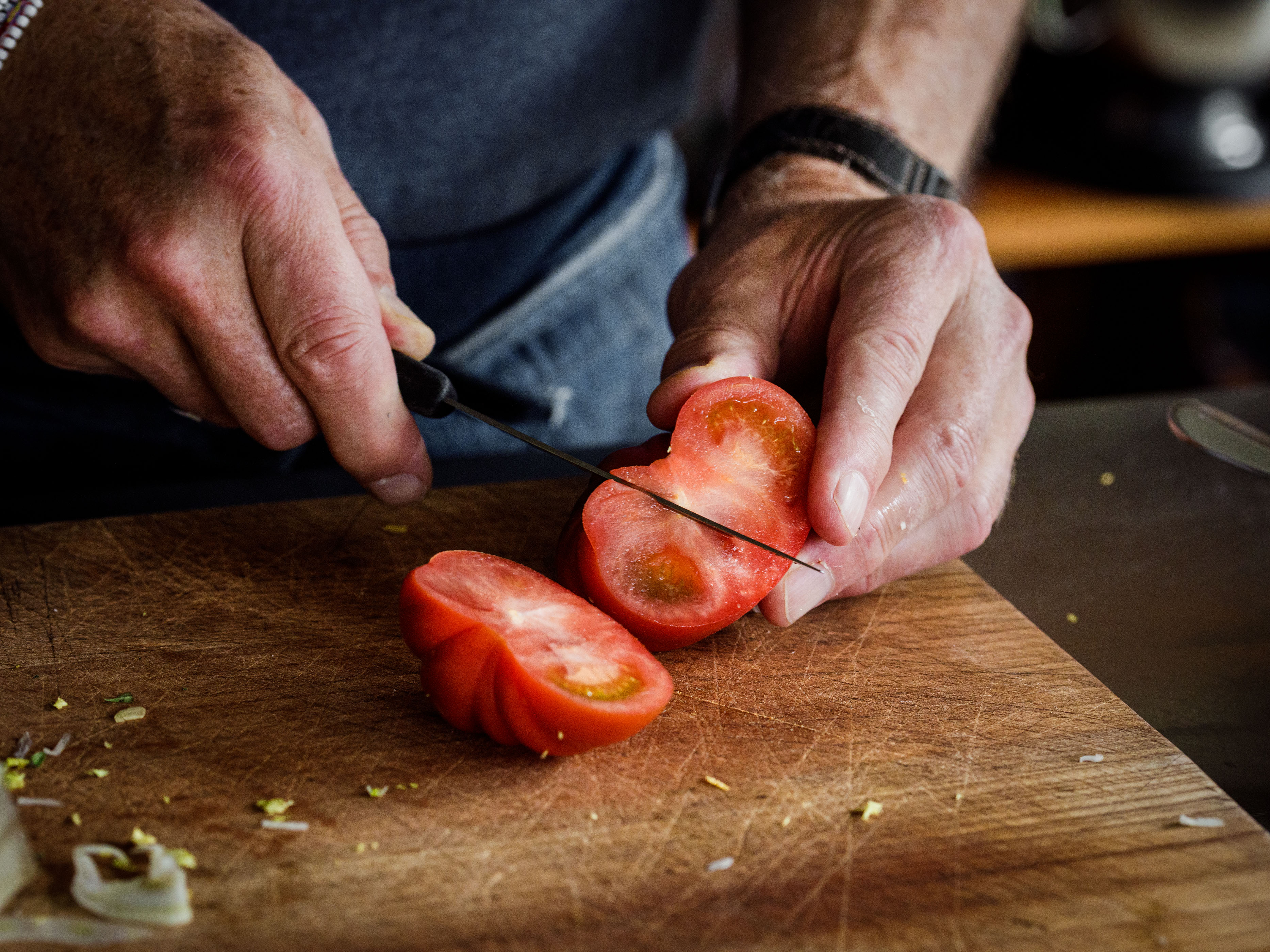 Schritt 2: Salat anrichten