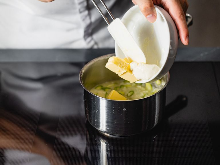 Schritt 2: Spargelrisotto kochen & anrichten Schritt 2: Spargelrisotto kochen & anrichten