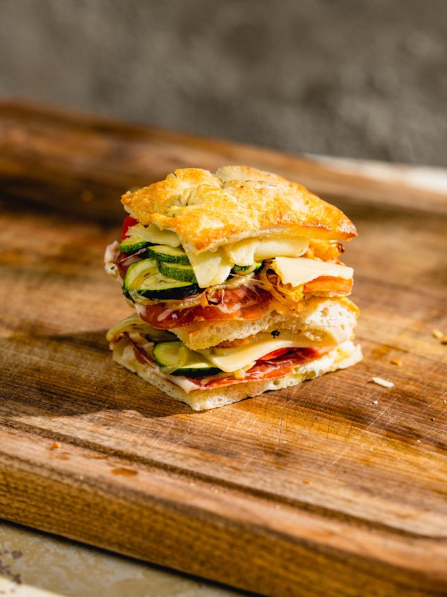 Ultimatives Focaccia-Sandwich Rezept Ultimatives Focaccia-Sandwich Rezept