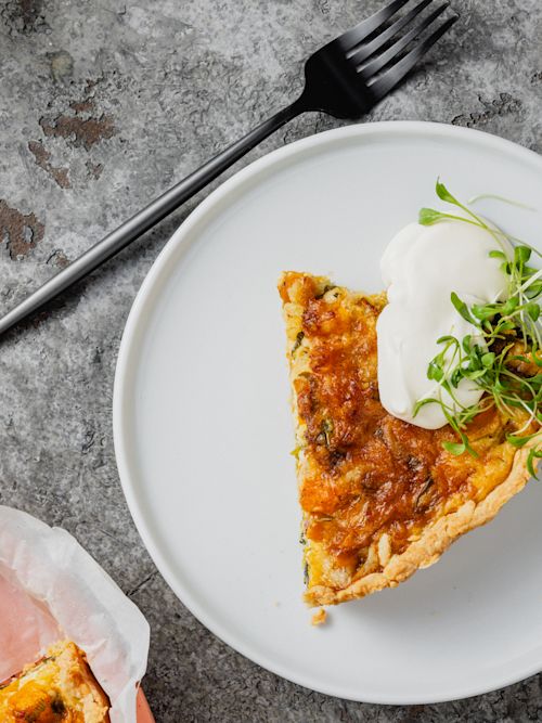 Kürbis-Quiche mit Lauch und Gruyère | HOMEMADE