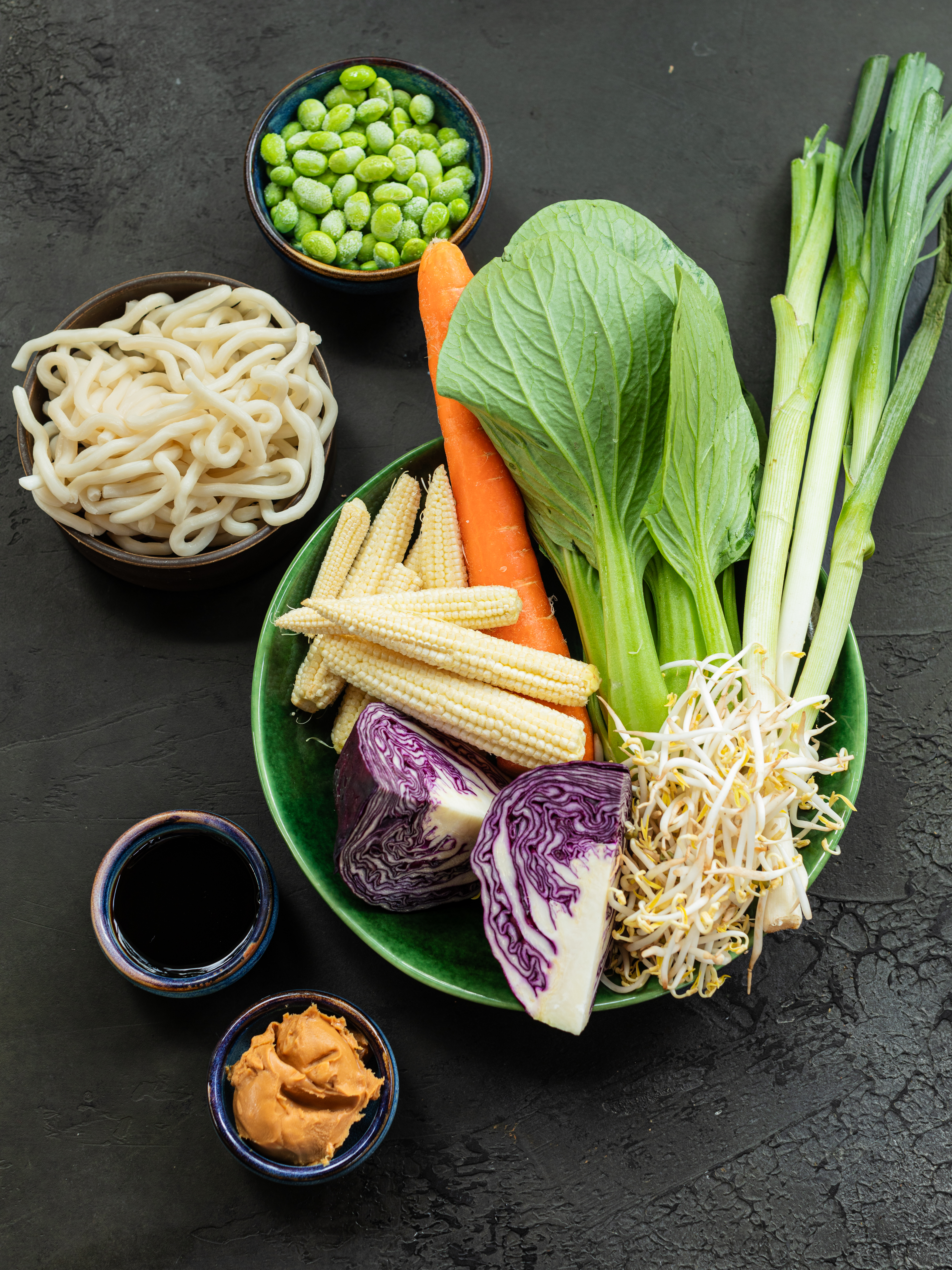 Udon-Nudeln mit Rotkohl Rezept 2