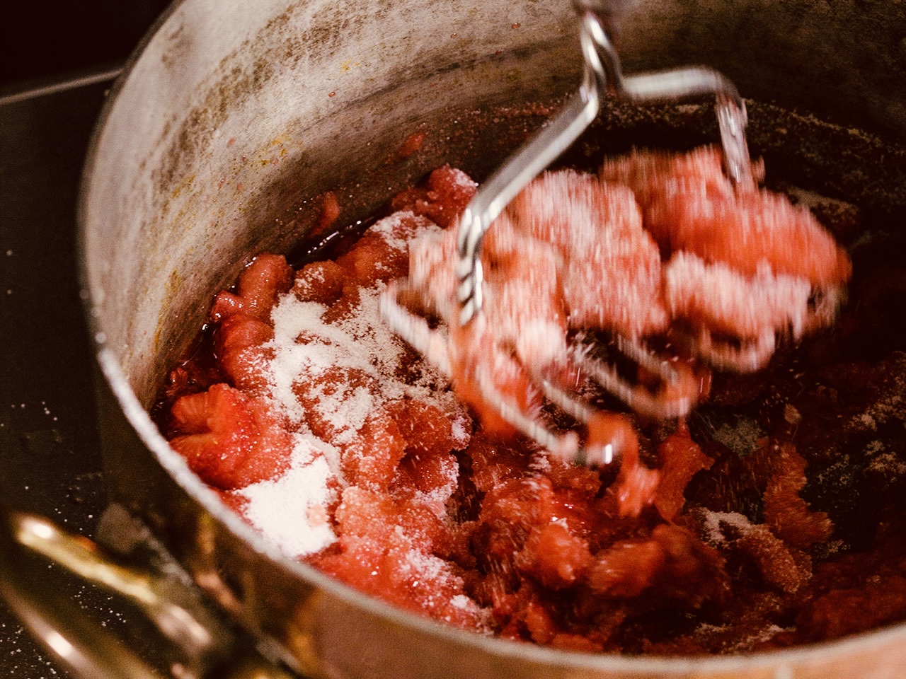 Schritt 2:Erdbeer-Orangen Konfi kochen