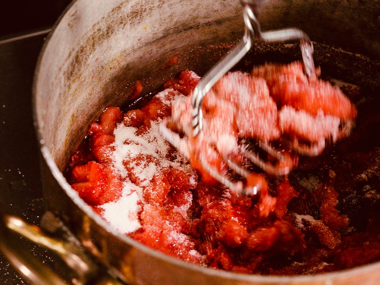 Schritt 2:Erdbeer-Orangen Konfi kochen