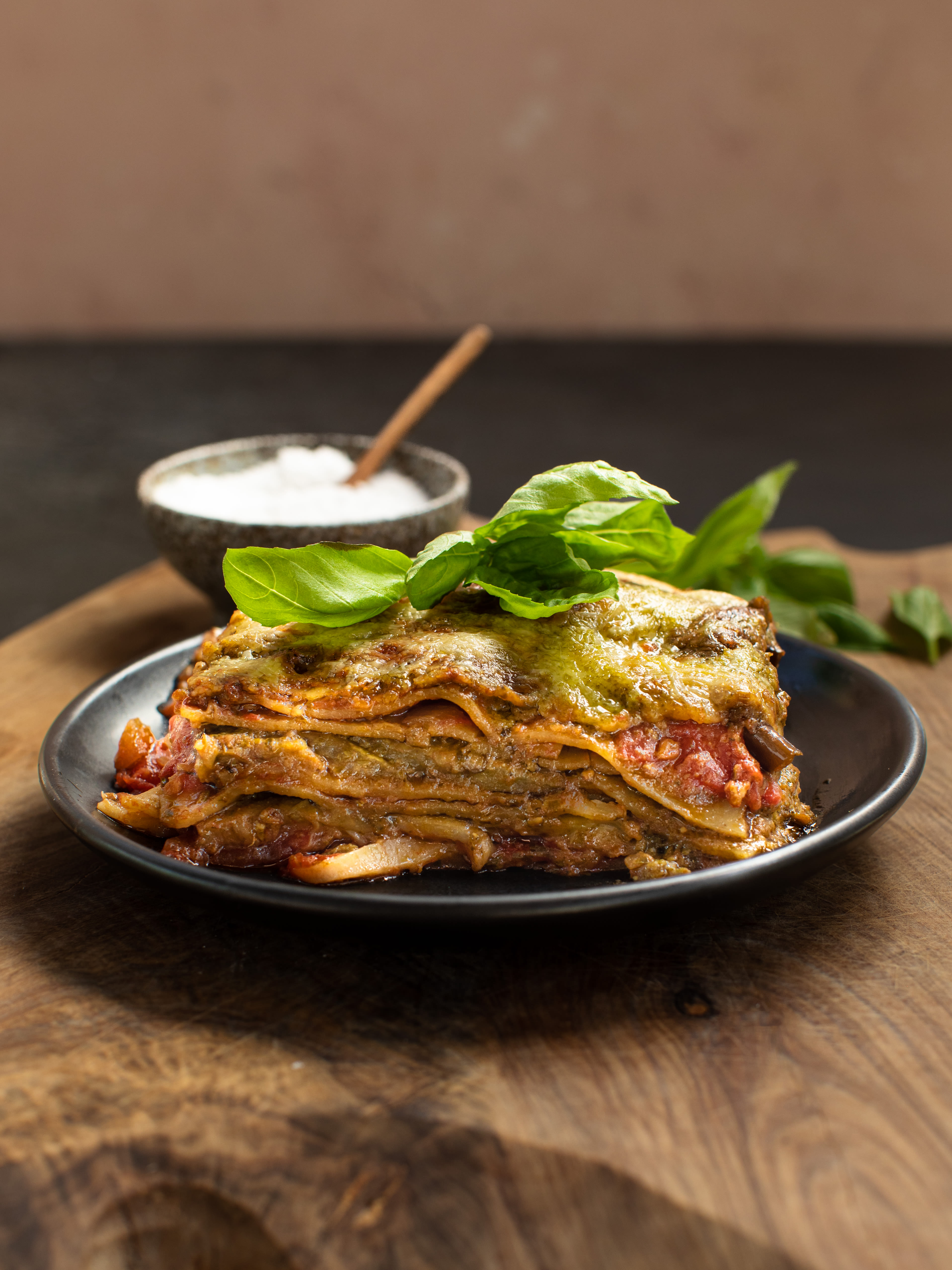 Auberginen Lasagne mit Pesto | HOMEMADE