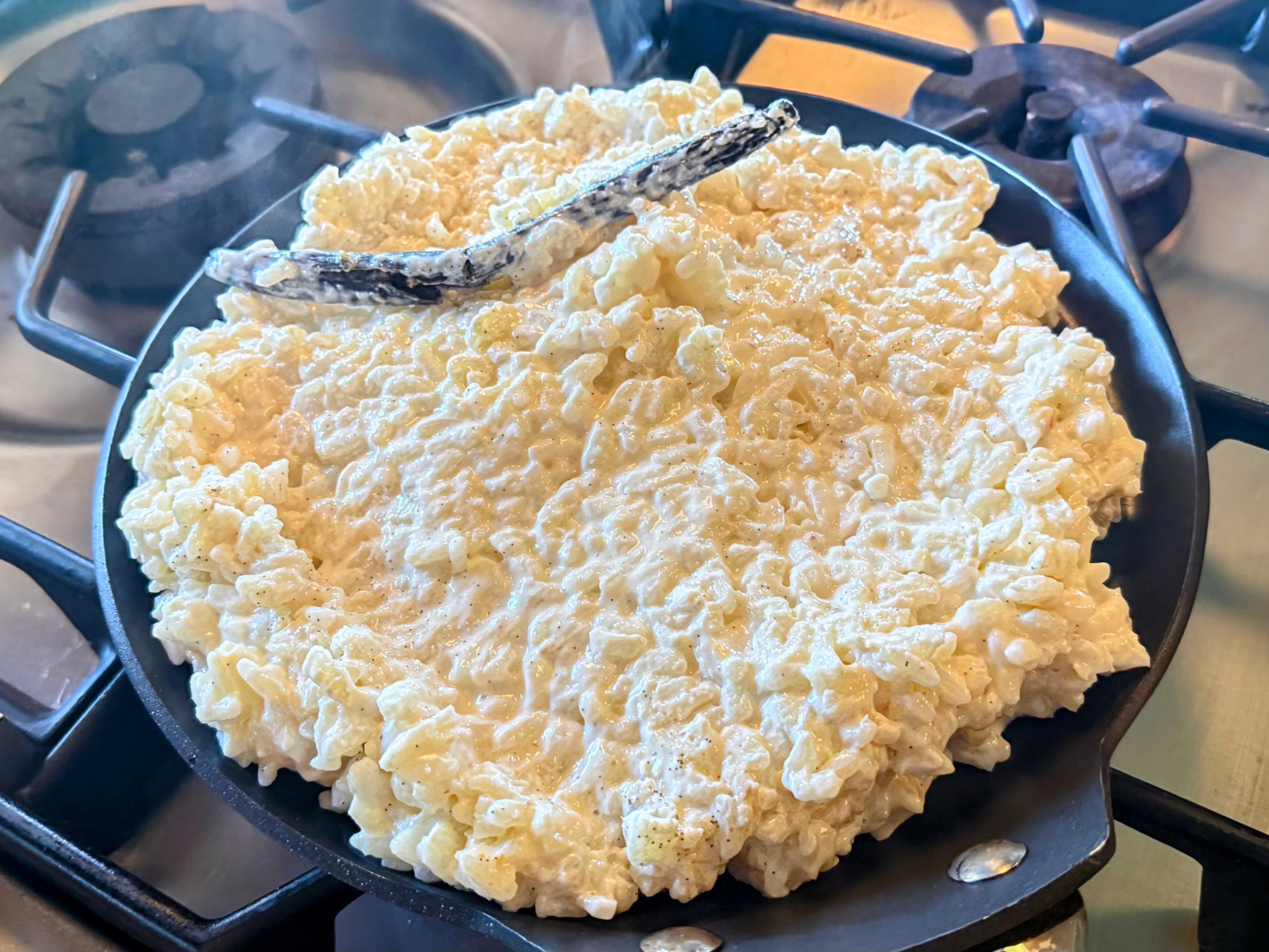 Schritt 1: Milchreis für Torta di Riso zubereiten 