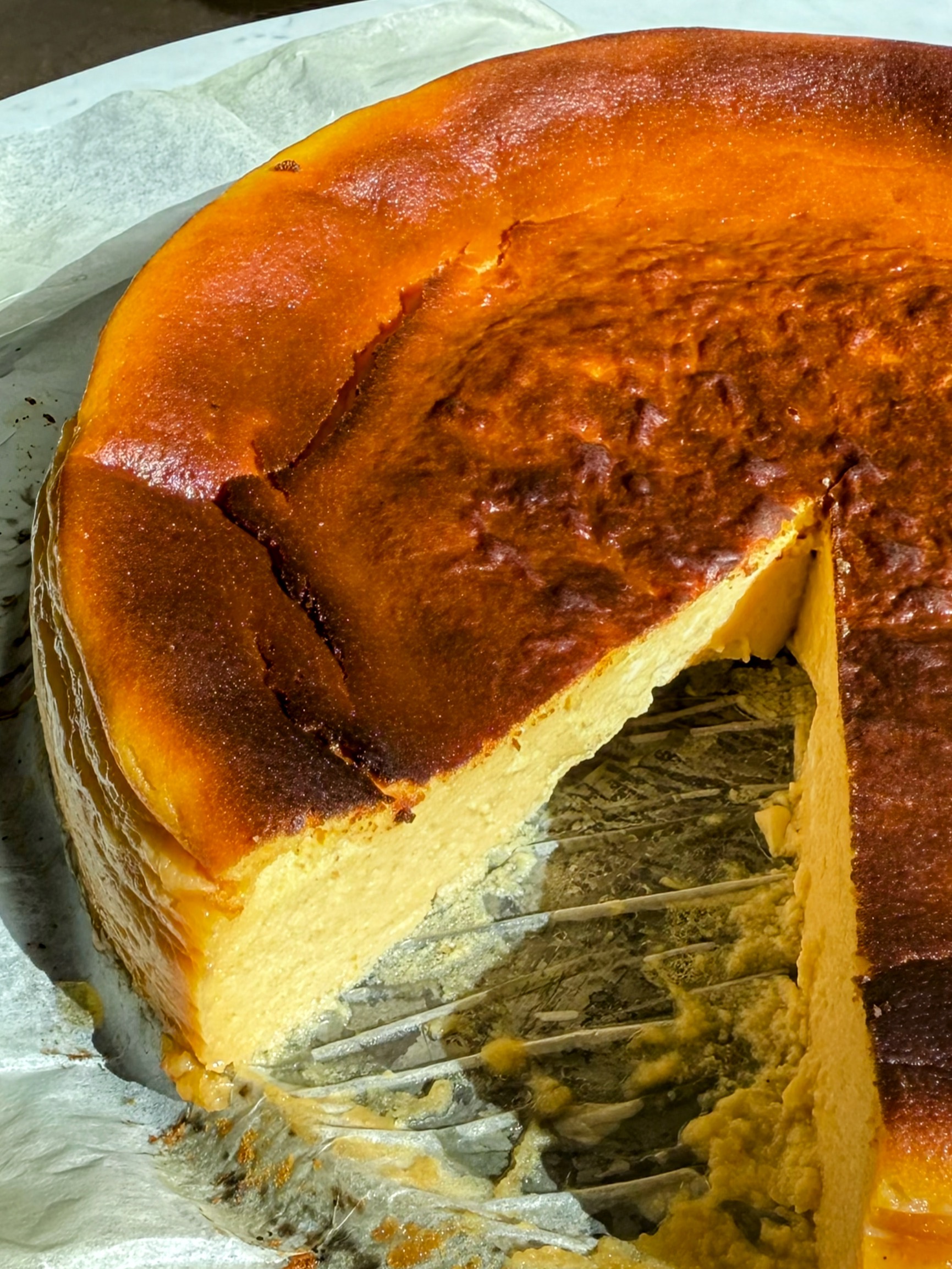 Basken-Kürbis Cheesecake Rezept 4