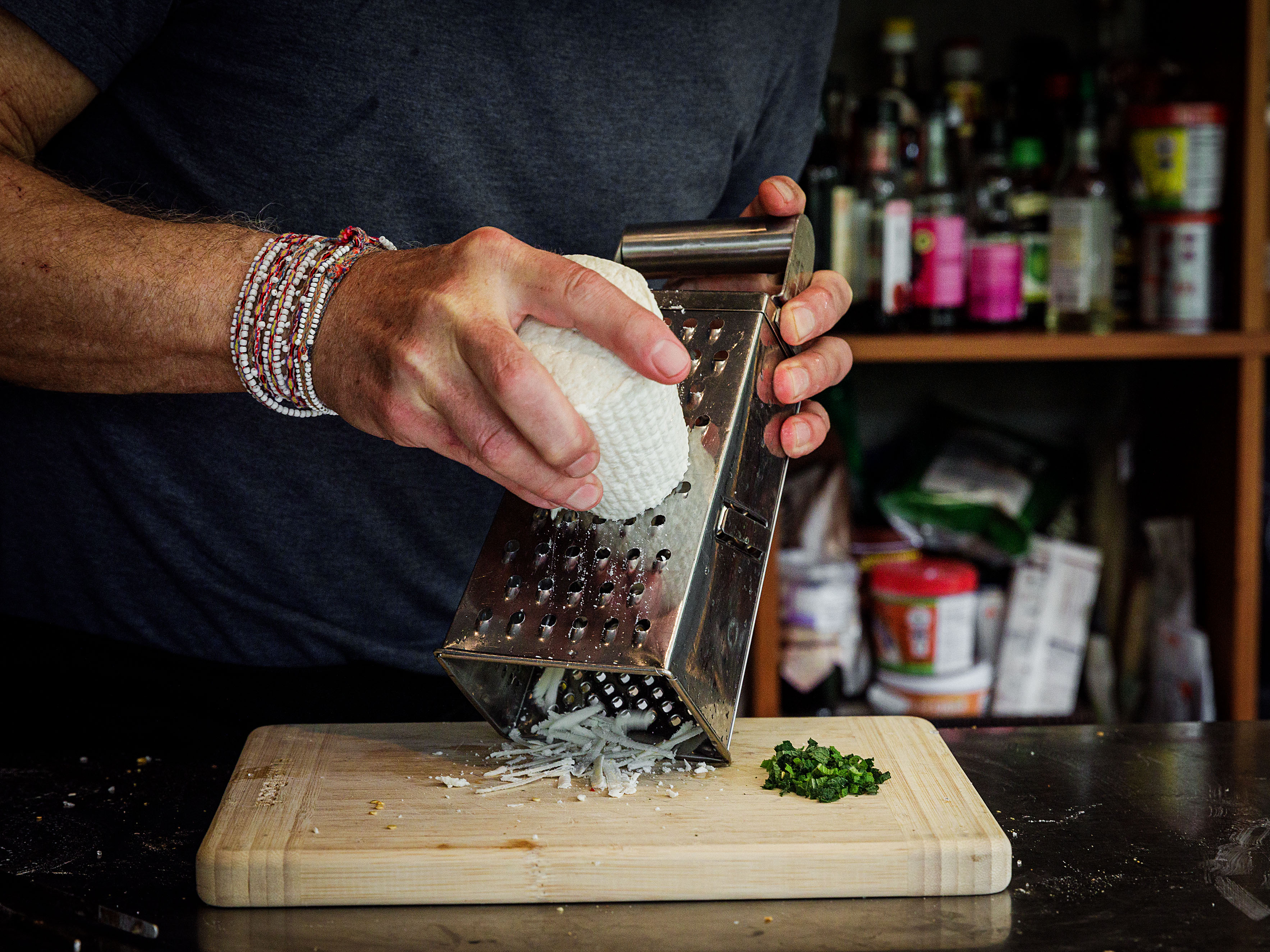 Schritt 3: Ricotta vorbereiten