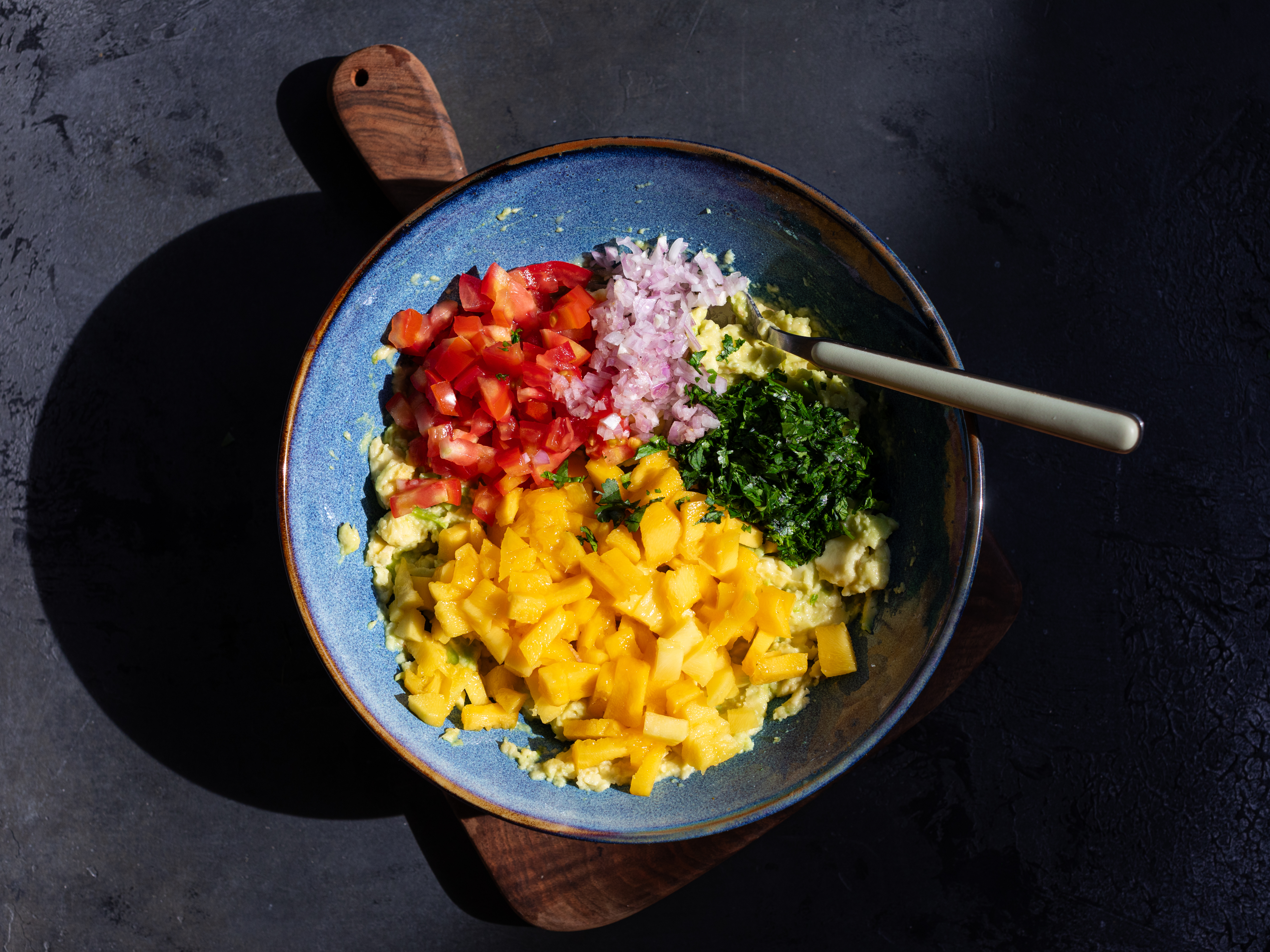 Schritt 2: Mango Guacamole zubereiten 