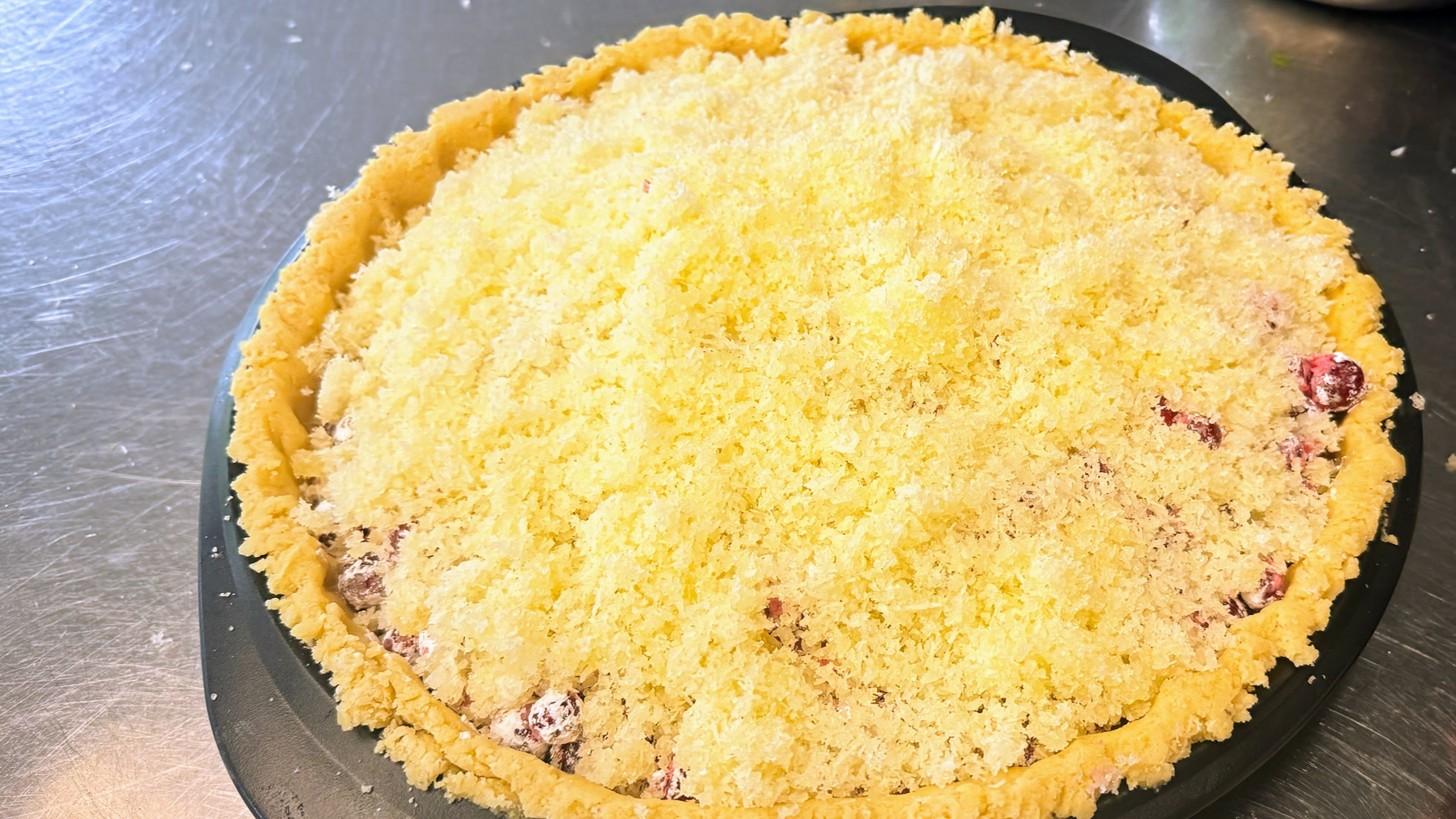 Schritt 2: Zubereitung von Johannisbeer-Kokos Kuchen 