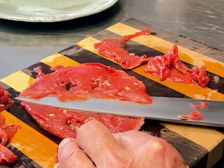 130726 rezept-Wassermelonen-Carpaccio 4x3 Step2 pic1