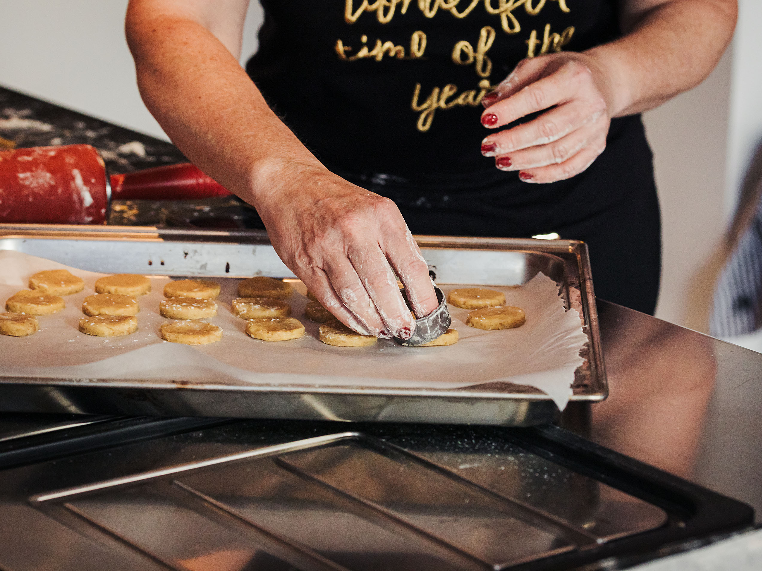 Schritt 1: Teig für Baumnussguetzli zubereiten