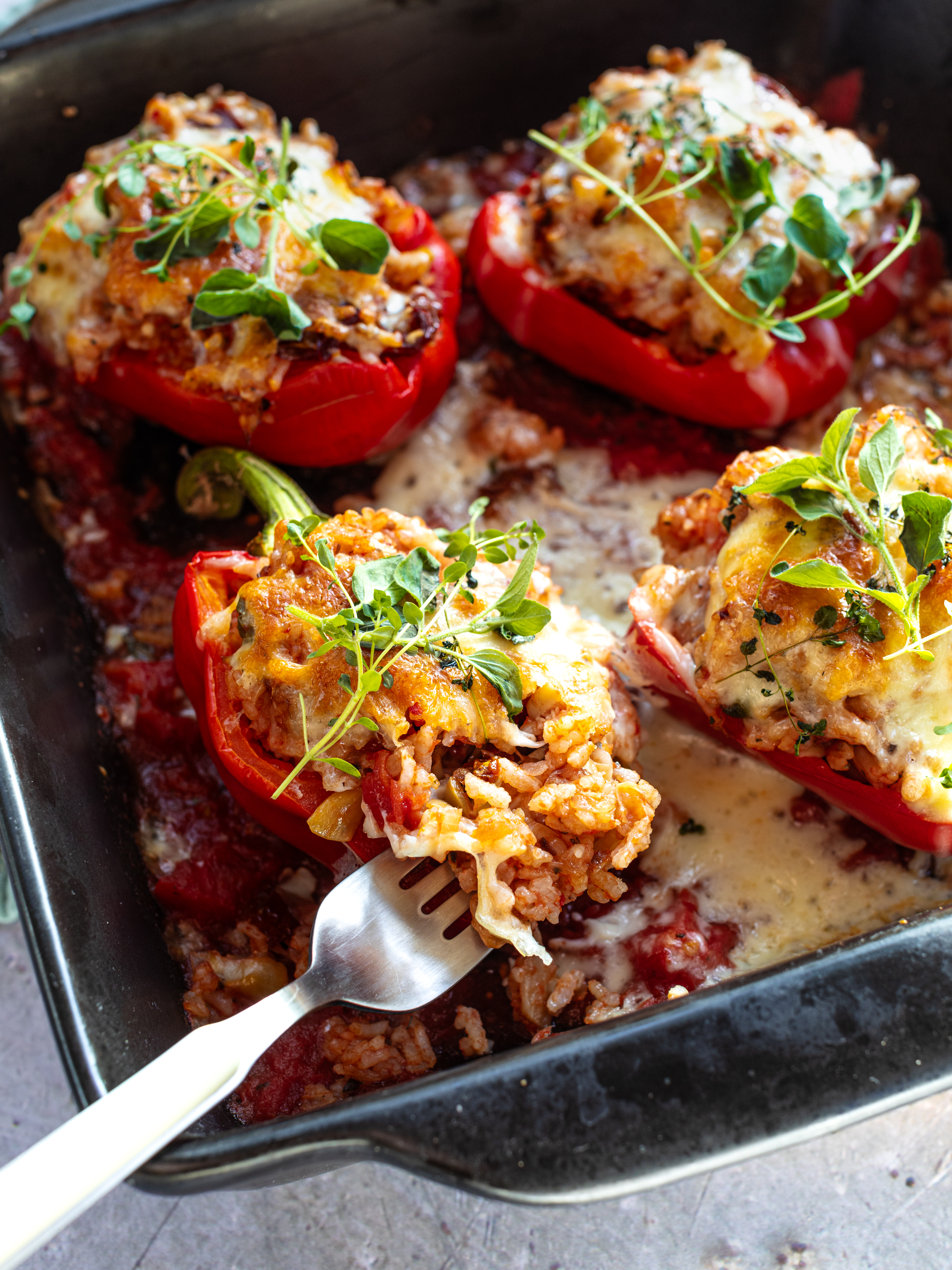 Gefüllte Peperoni mit Reis Rezept 4