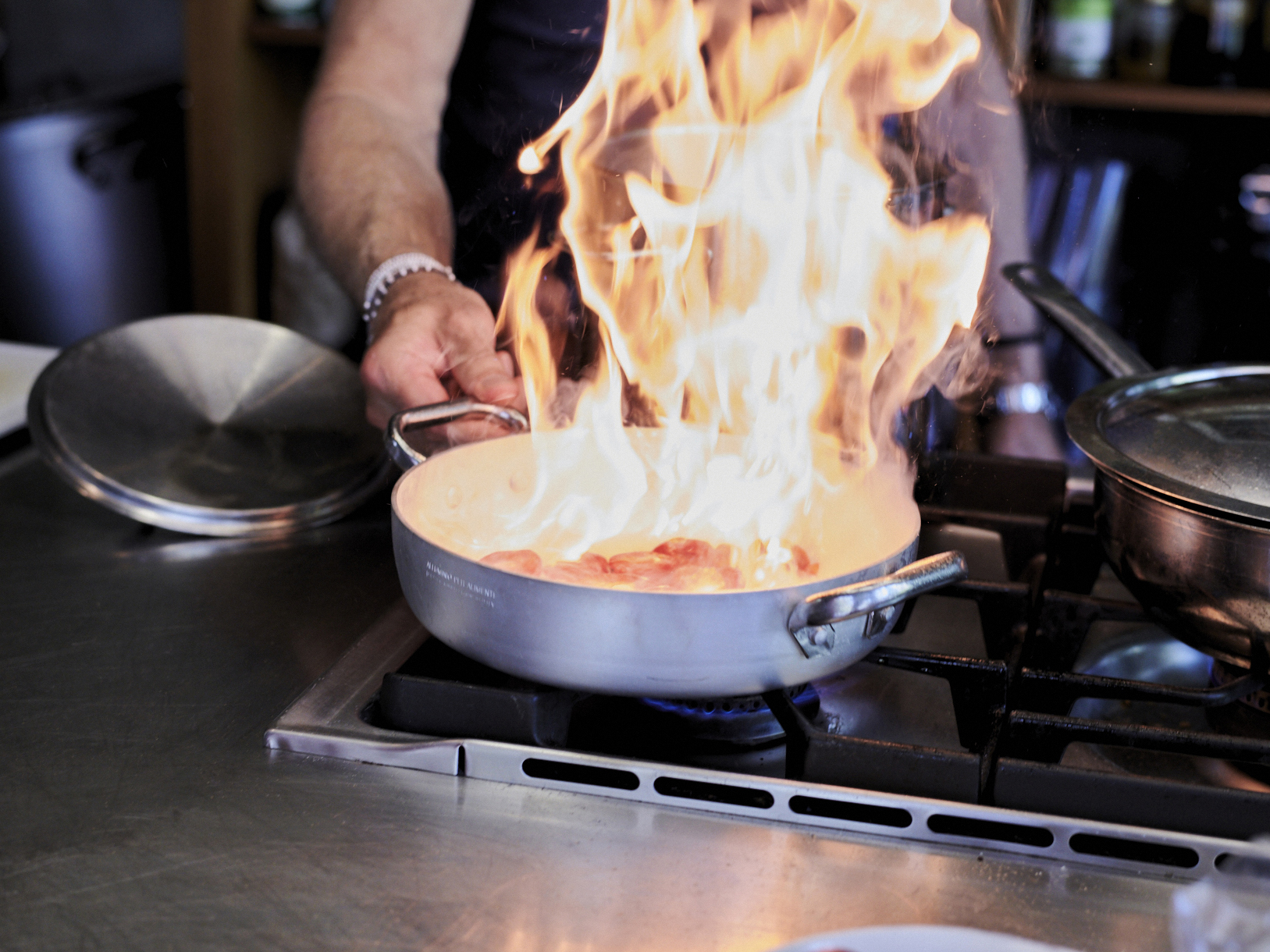 Schritt 1: Alles kurz mit etwas Cognac flambieren