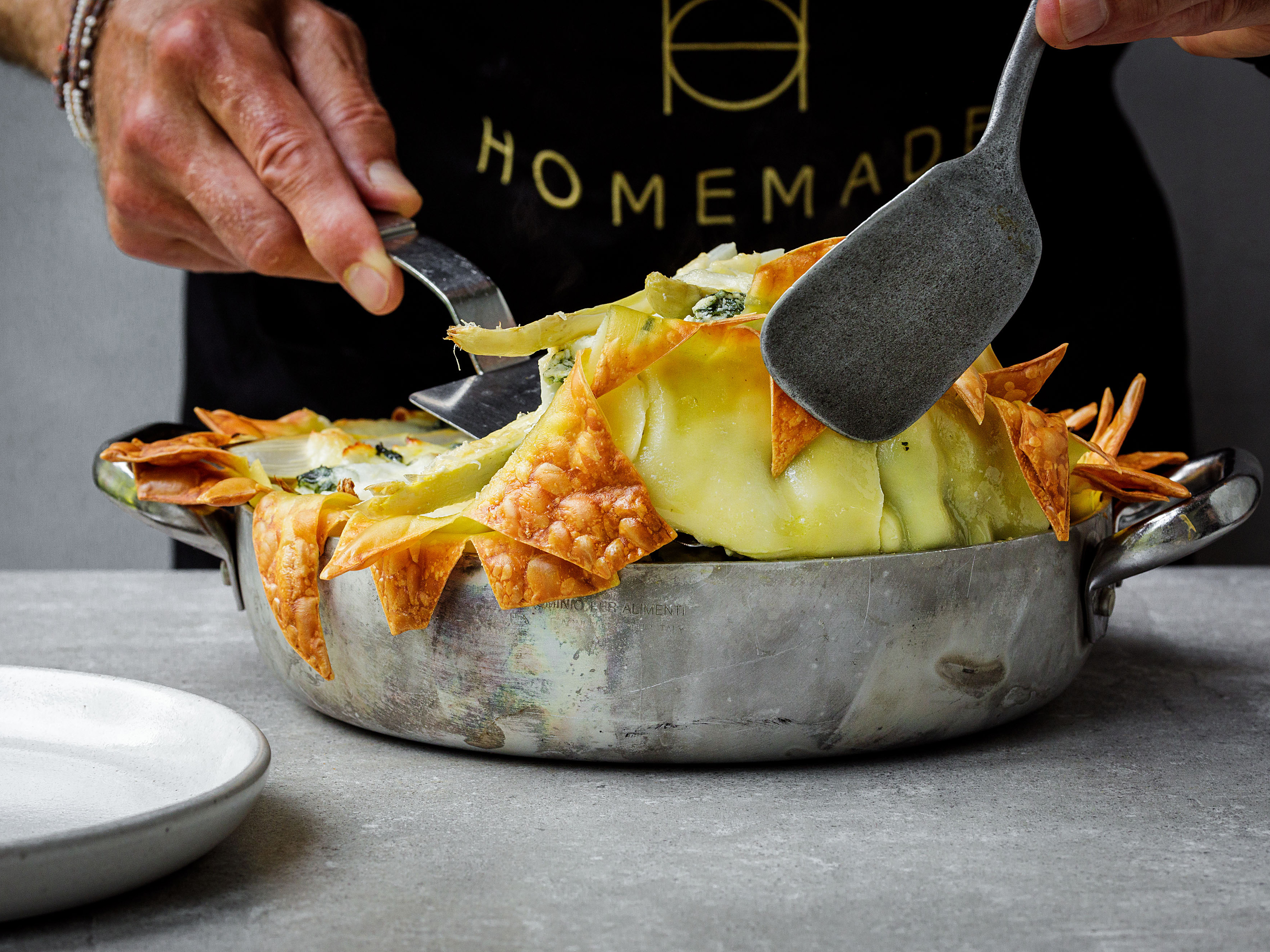 Schritt 3: In der Auflaufform servieren