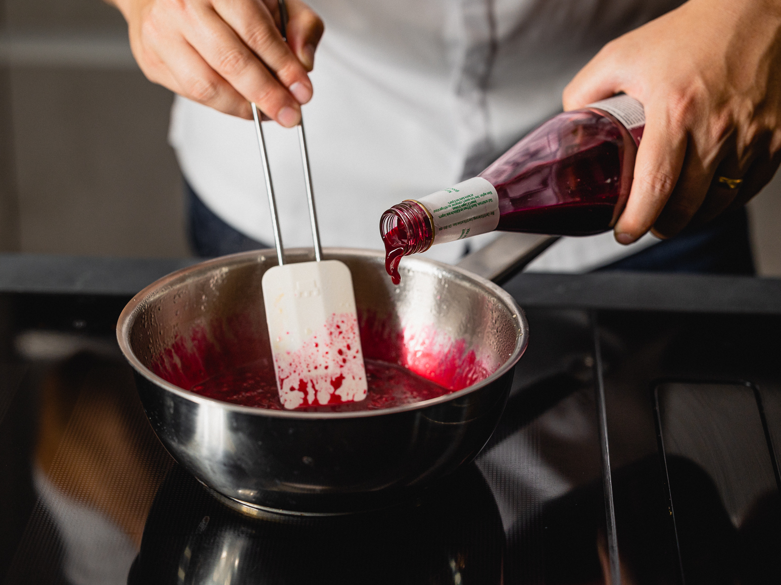 Schritt 1:  Randen-Risotto mit Ziegenkäse und Baumnüssen zubereiten